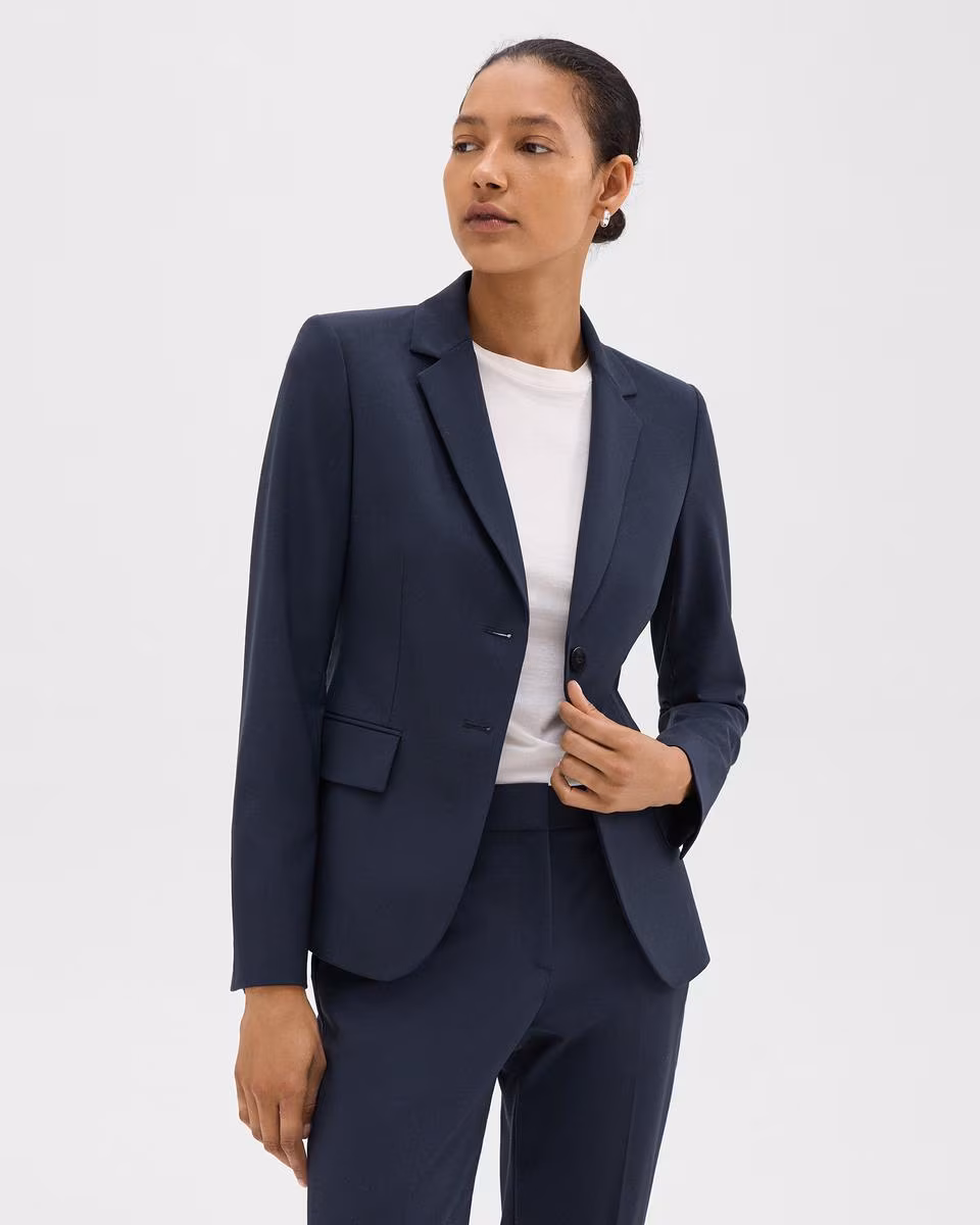 Carissa Blazer in Good Wool - Theory Factory Store