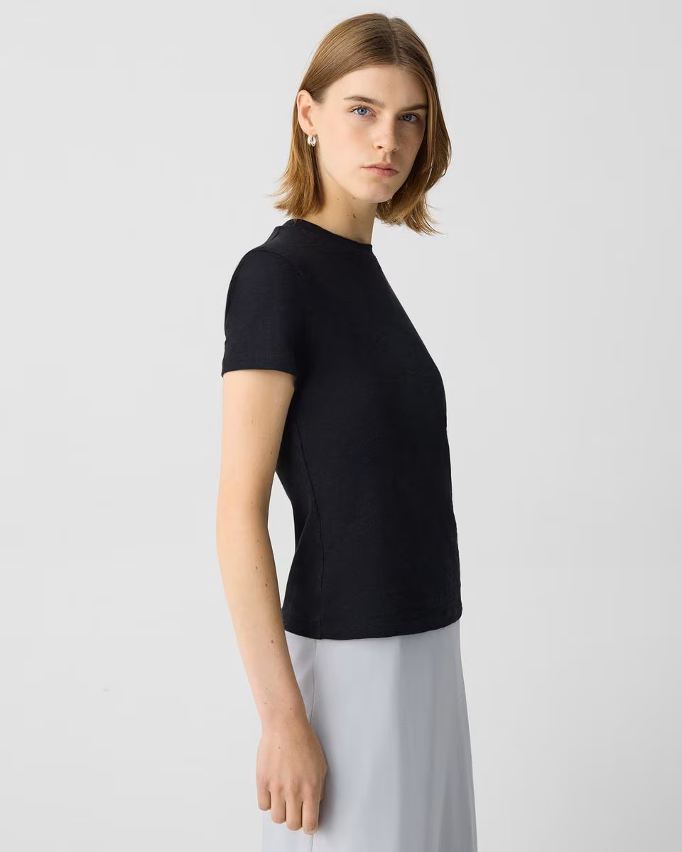 Tiny Tee in Organic Slub Cotton - Theory Factory Store