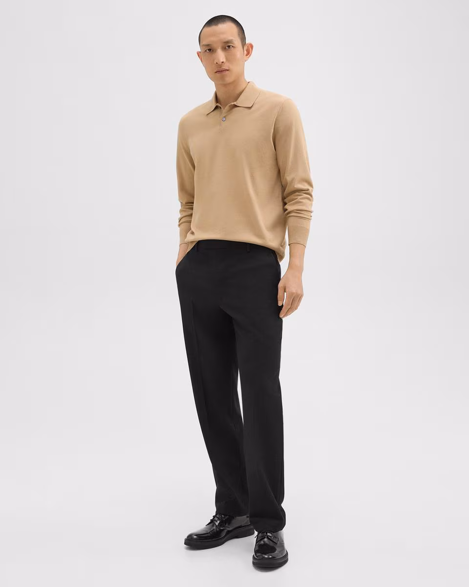 Straight Pant in Wool-Blend Twill - Theory Factory Store