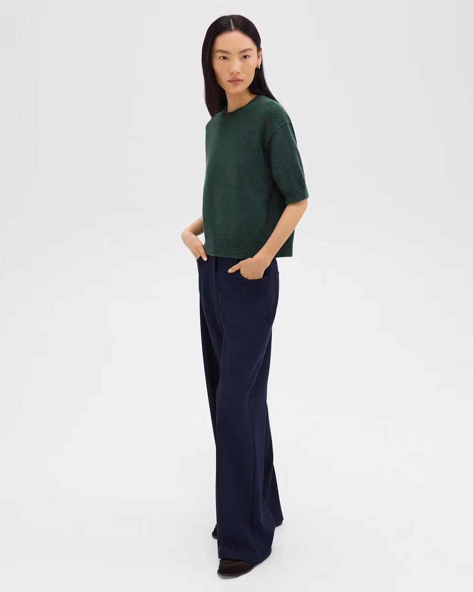 Straight-Leg 5-Pocket Pant in Stretch Flannel - Theory Factory Store