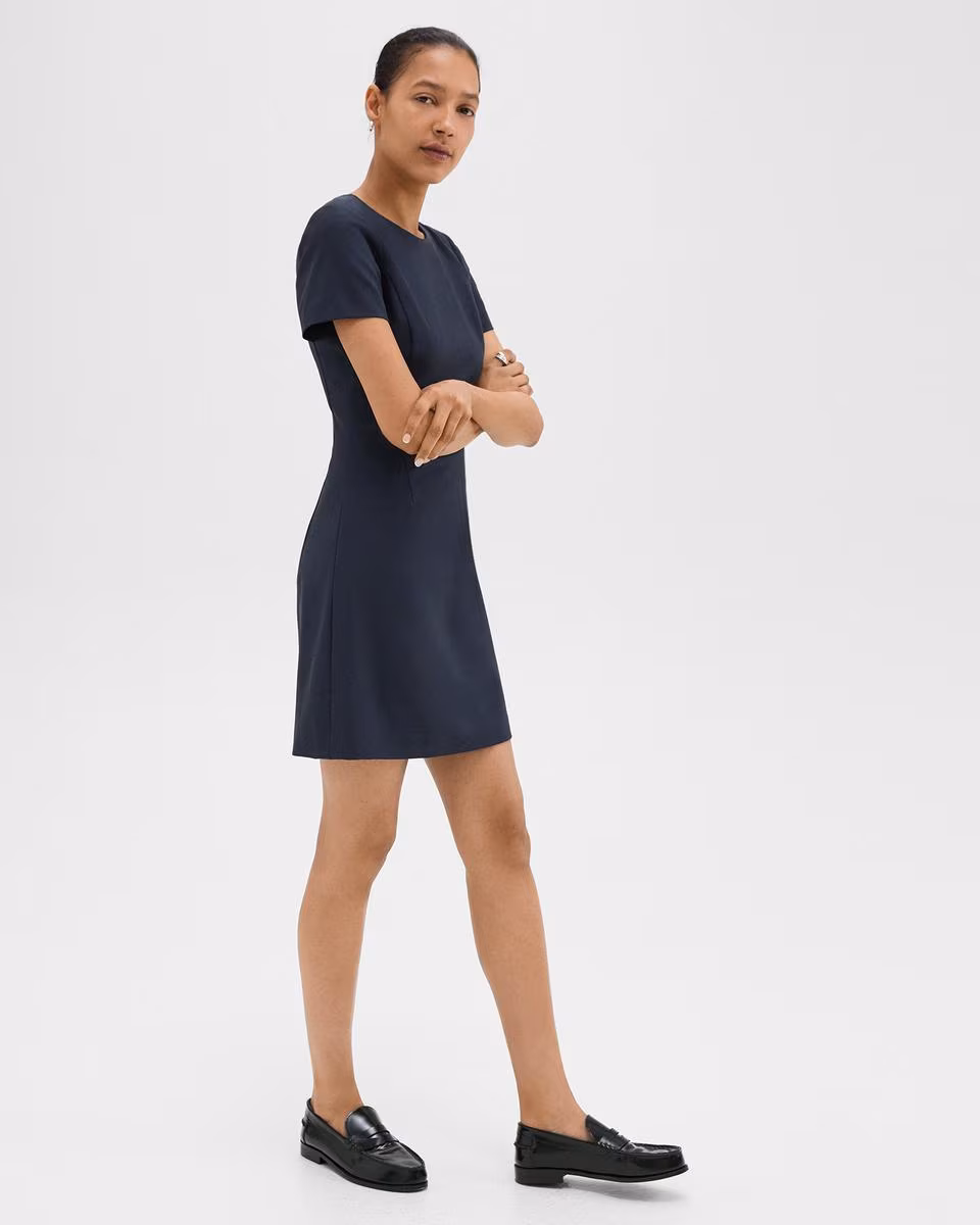 Sheath Dress in Good Wool - Theory Factory Store