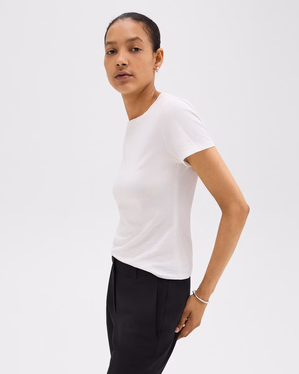 Tiny Tee in Organic Cotton - Theory Factory Store