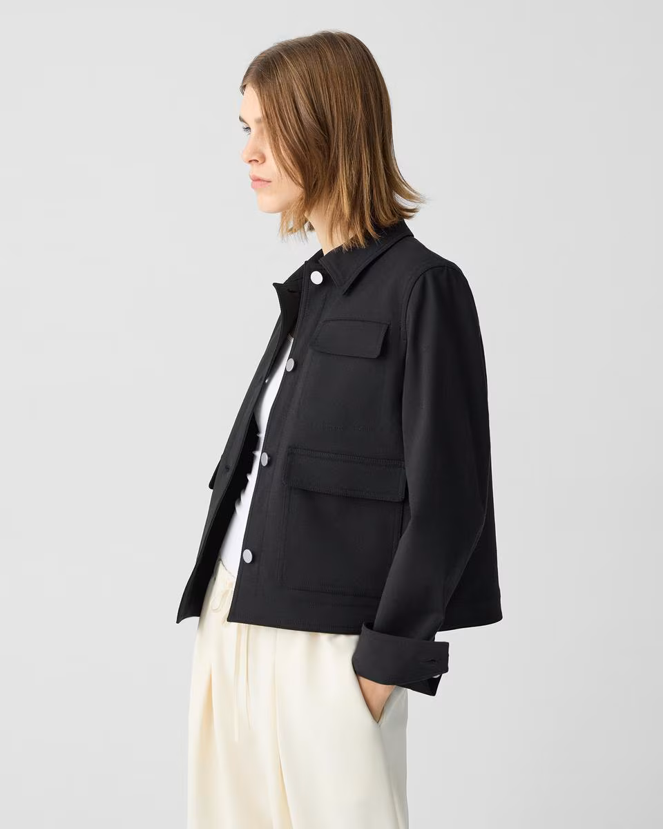 Casual Jacket in Neoteric Twill - Theory Factory Store