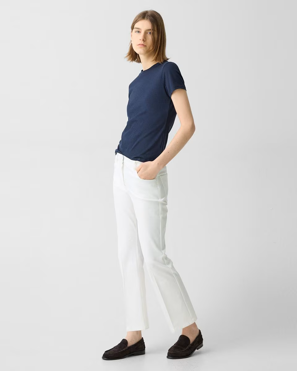 5-Pocket Kick Pant in Stretch Cotton - Theory Factory Store