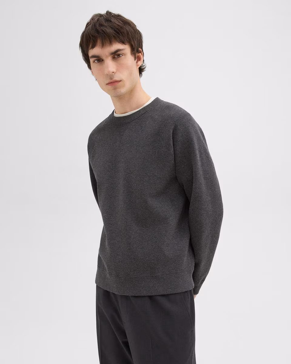 Raglan Sleeve Sweatshirt in Light Bilen - Theory Factory Store