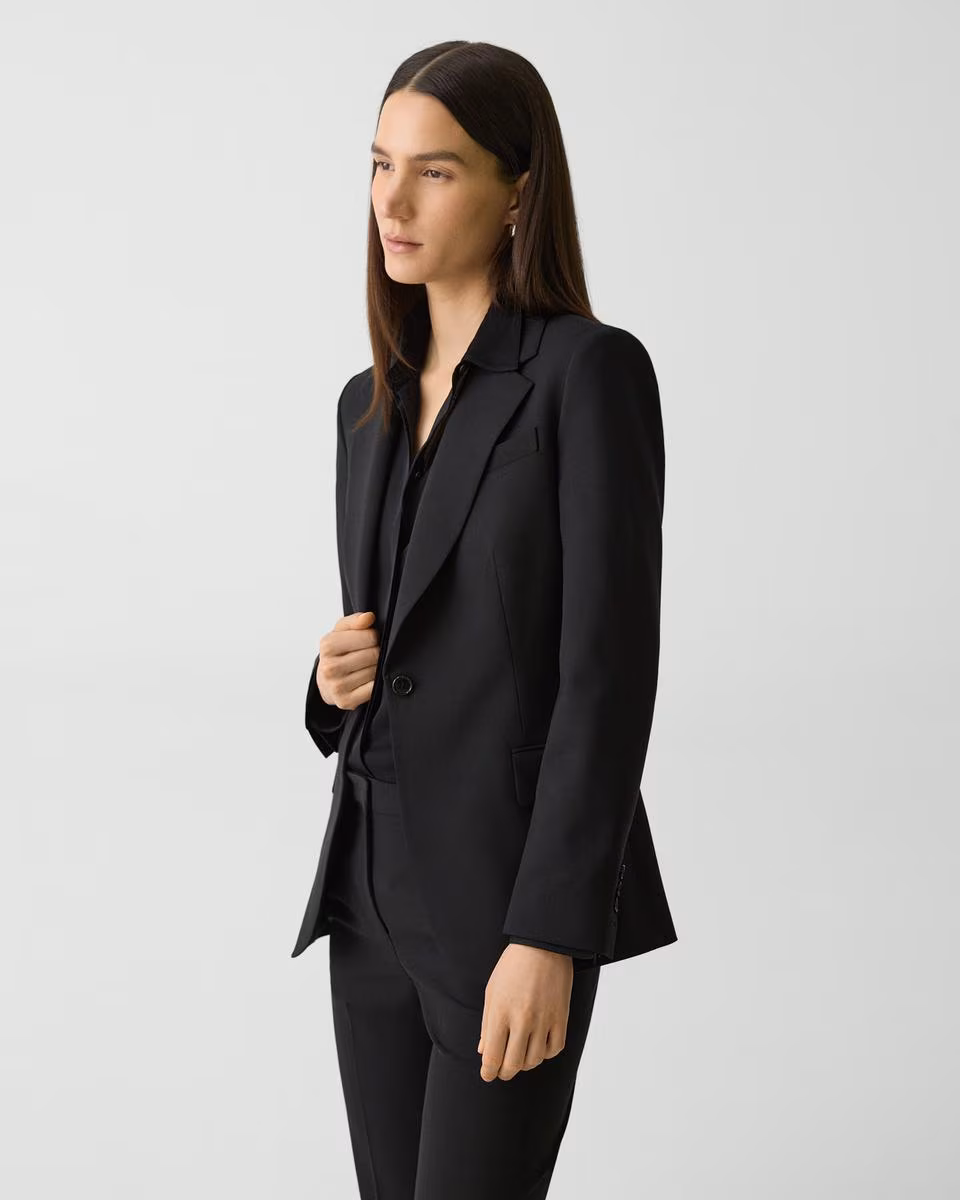 Lynnia Blazer in Good Wool - Theory Factory Store