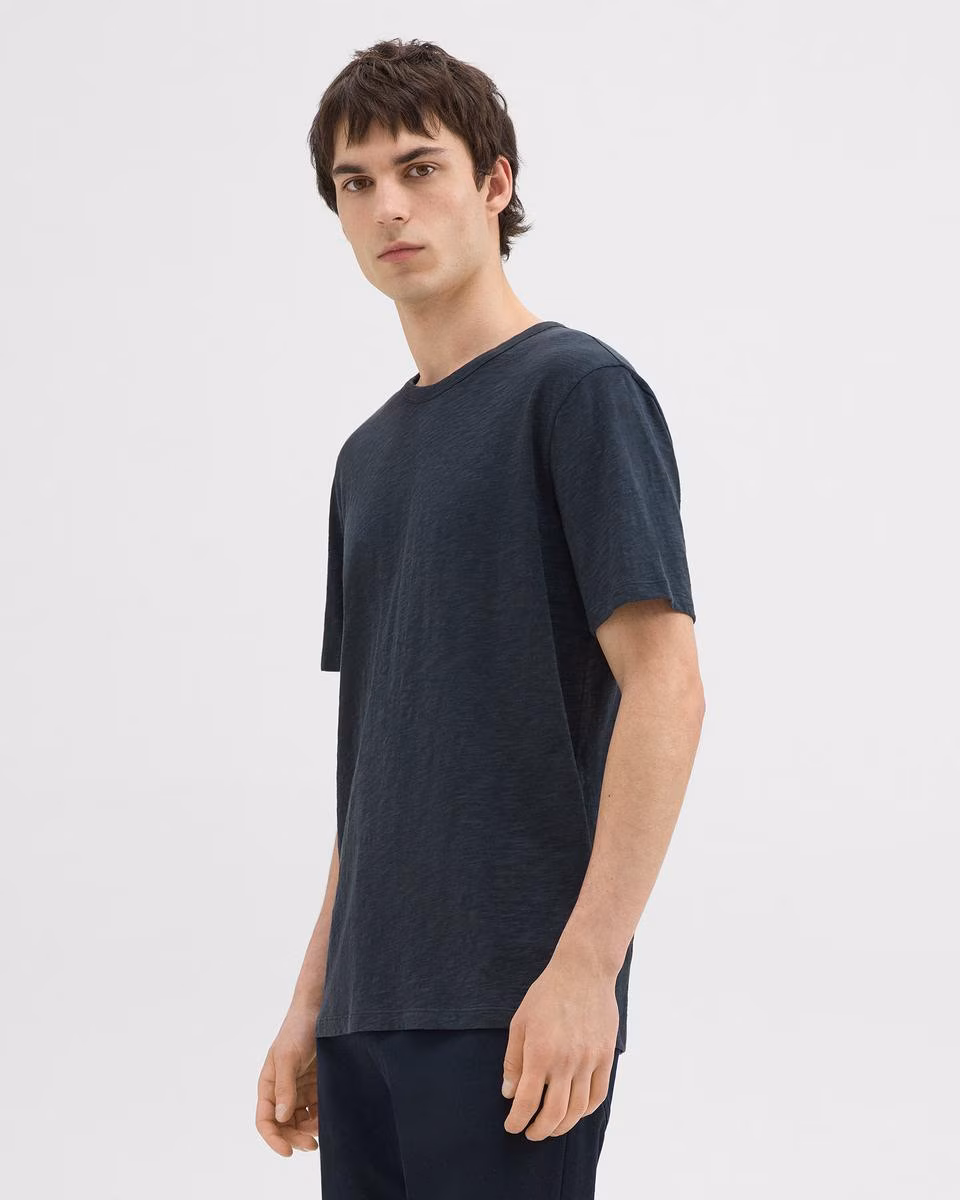Essential Tee in Cosmos Slub Cotton - Theory Factory Store