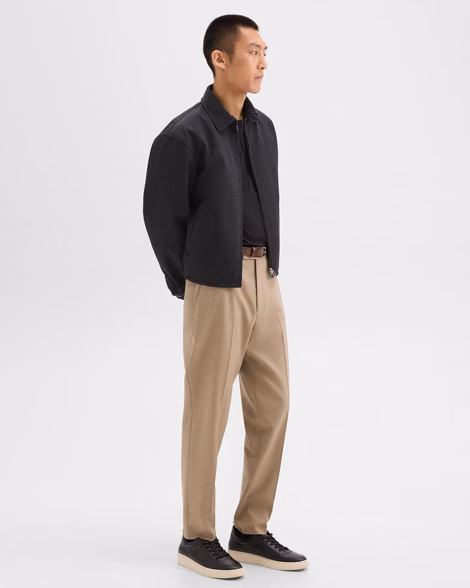 Relaxed Pant in Wool Gabardine - Theory Factory Store