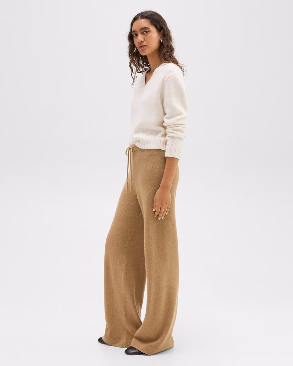 Track Pant in Felted Wool-Cashmere - Theory Factory Store