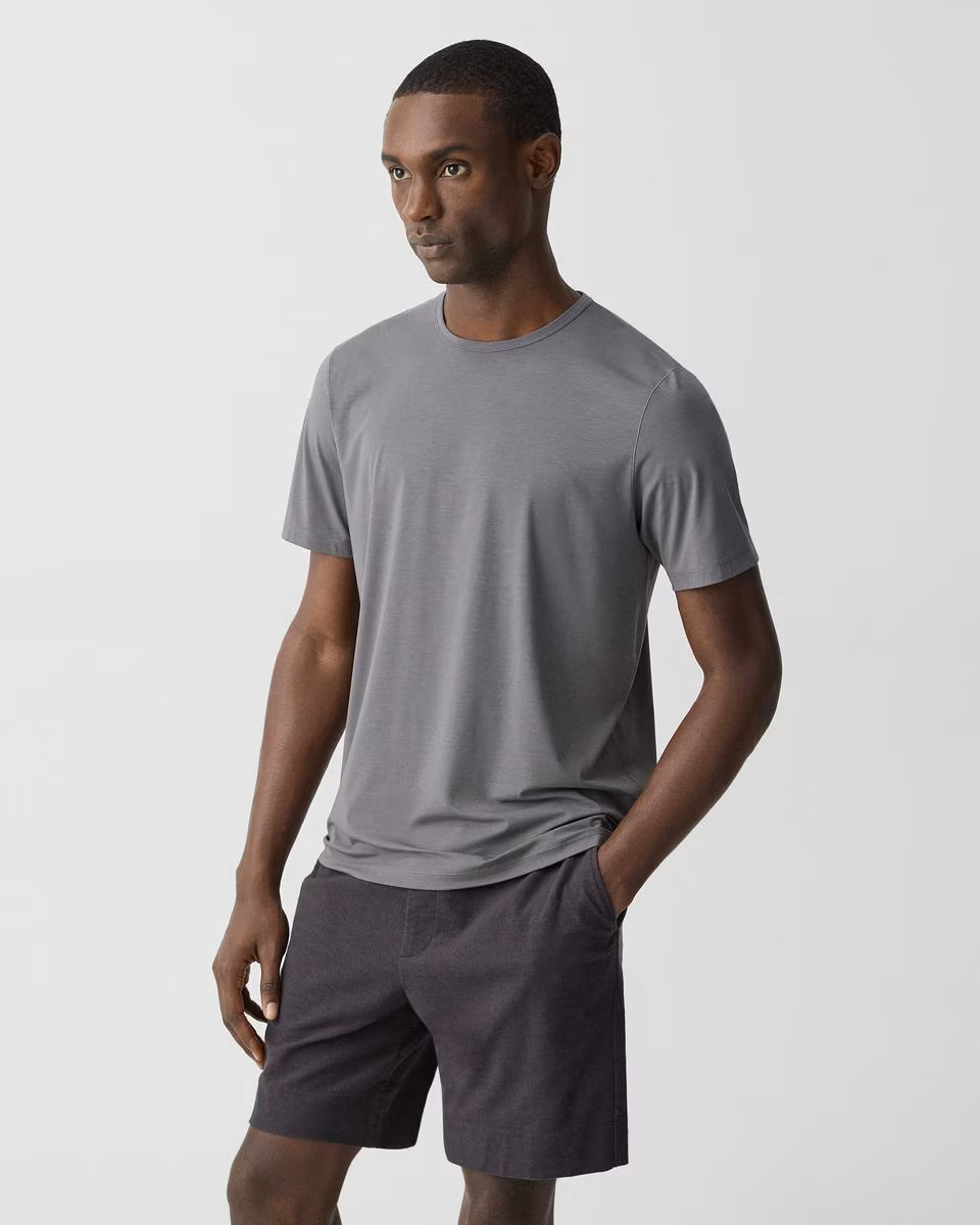 Crewneck Tee in Perform Jersey - Theory Factory Store