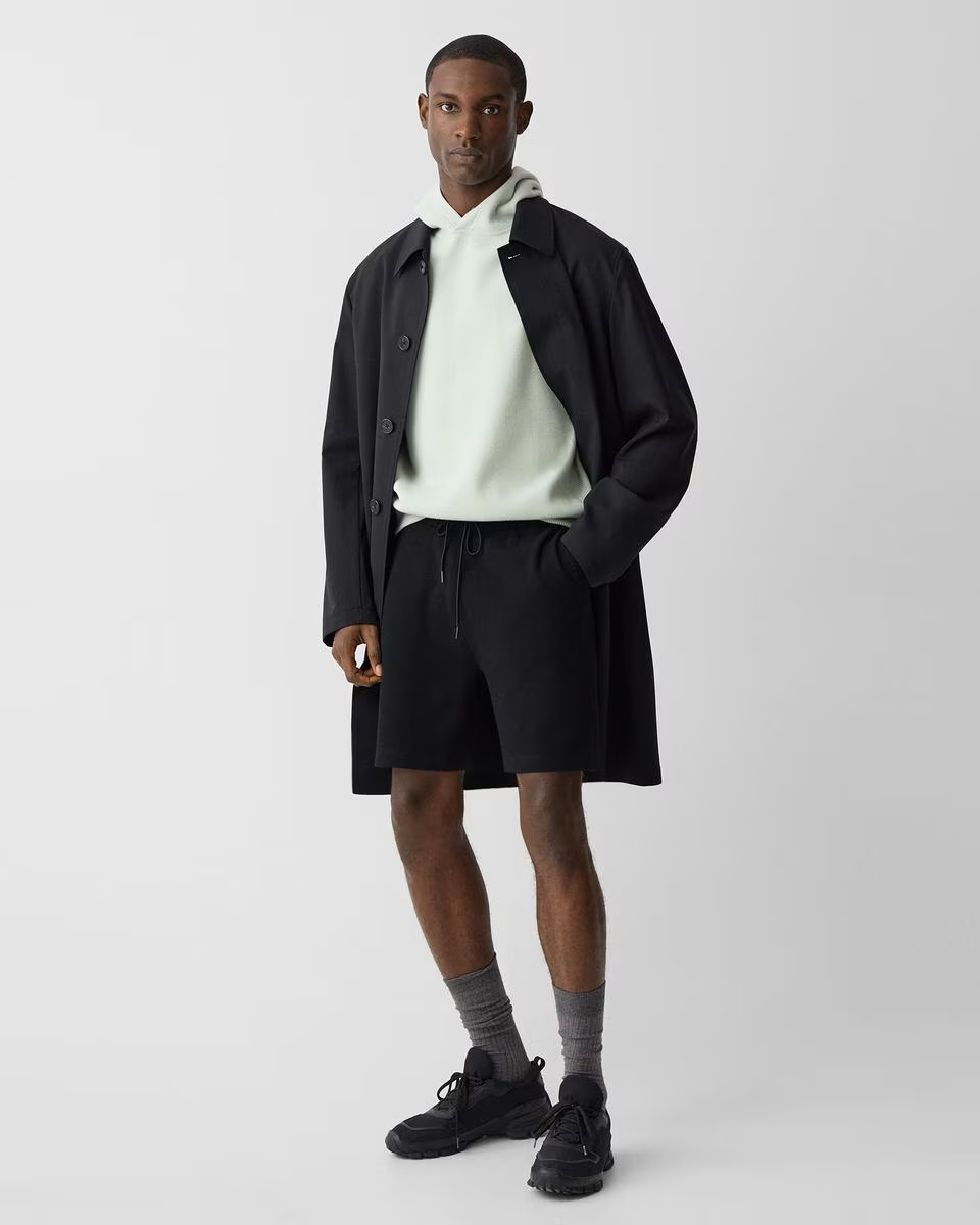 Sweat Short in Light Bilen - Theory Factory Store