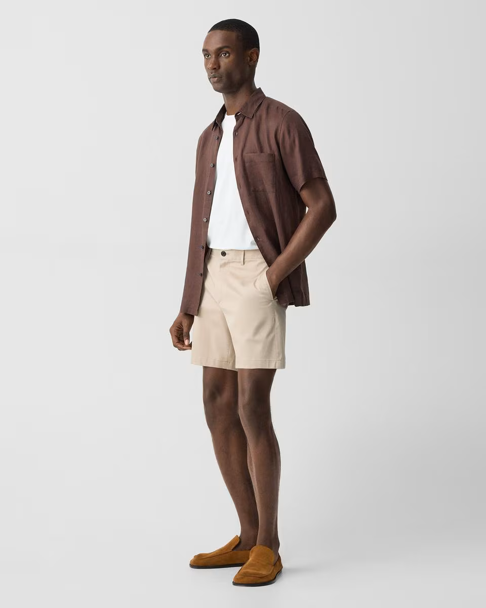 Zaine Short in Stretch Cotton - Theory Factory Store