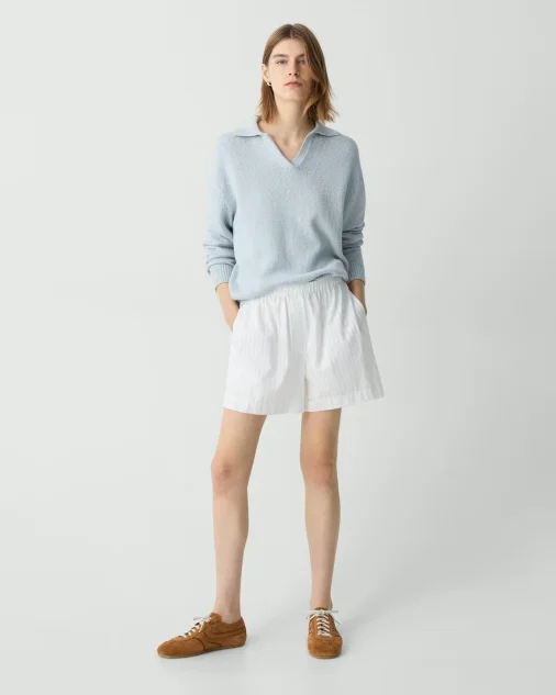 BOXER SHORT IN LINEAR COTTON | THEORY FACTORY OUTLET