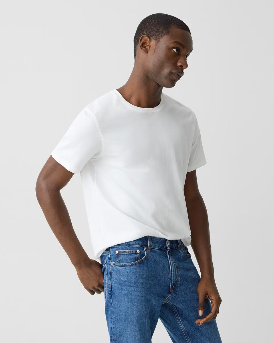 Precise Tee in Cotton Jersey - Theory Factory Store