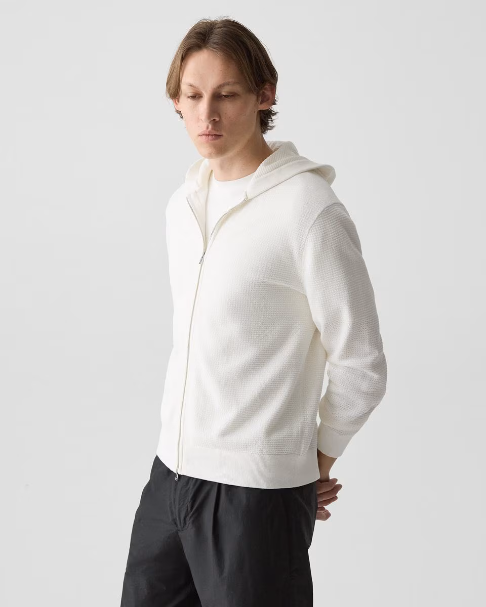 Myhlo Zip-Up Hoodie in Cotton - Theory Factory Store
