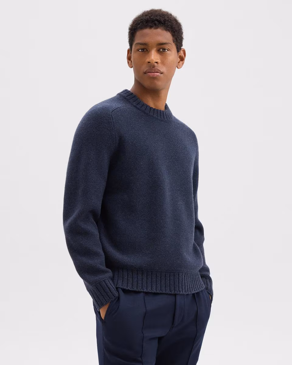 Crewneck Sweater in Wool-Cashmere - Theory Factory Store