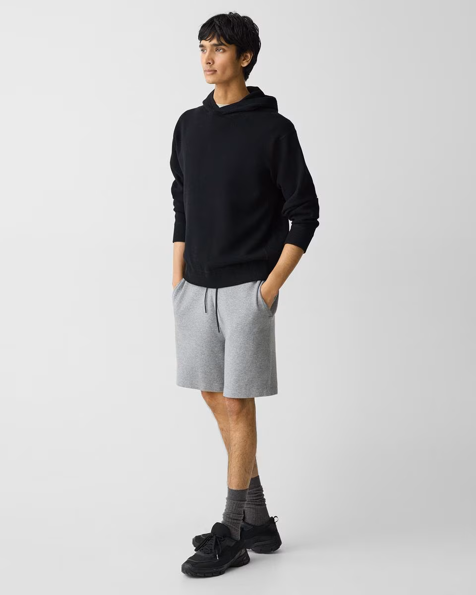 Sweat Short in Light Bilen - Theory Factory Store