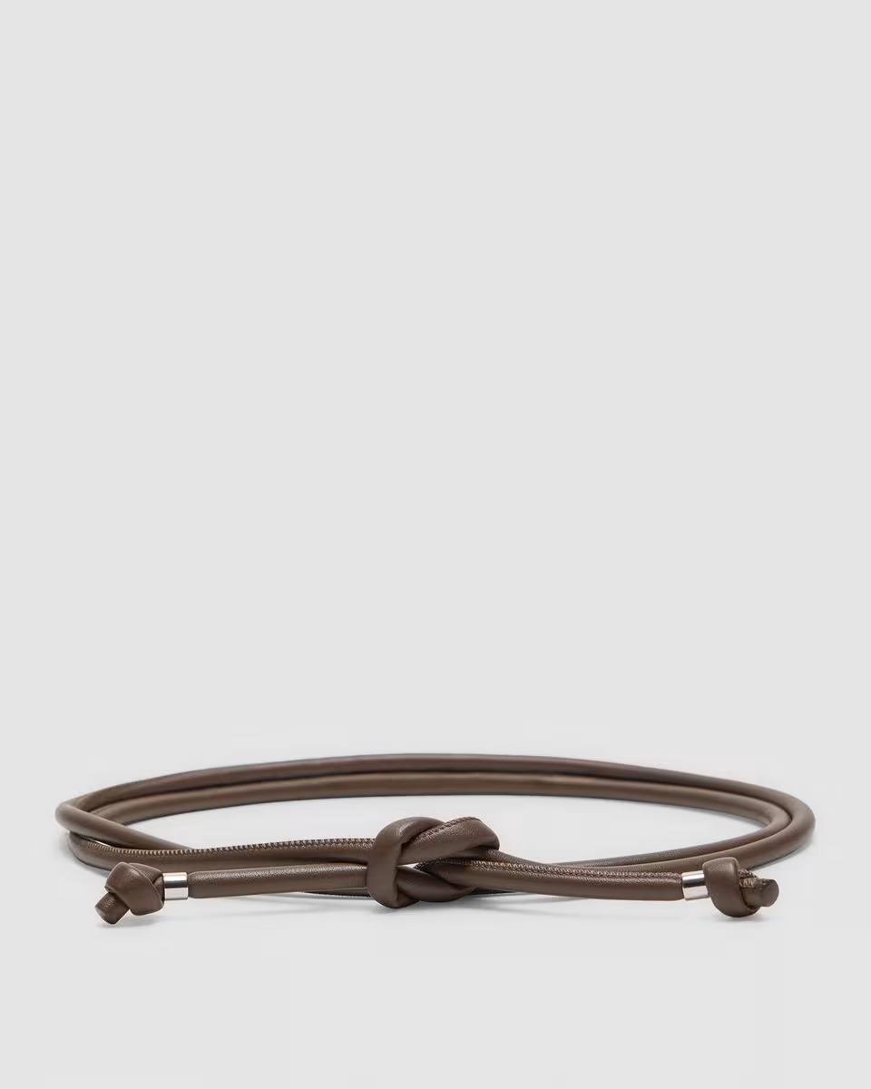 Leather Tie Belt - Theory Factory Store