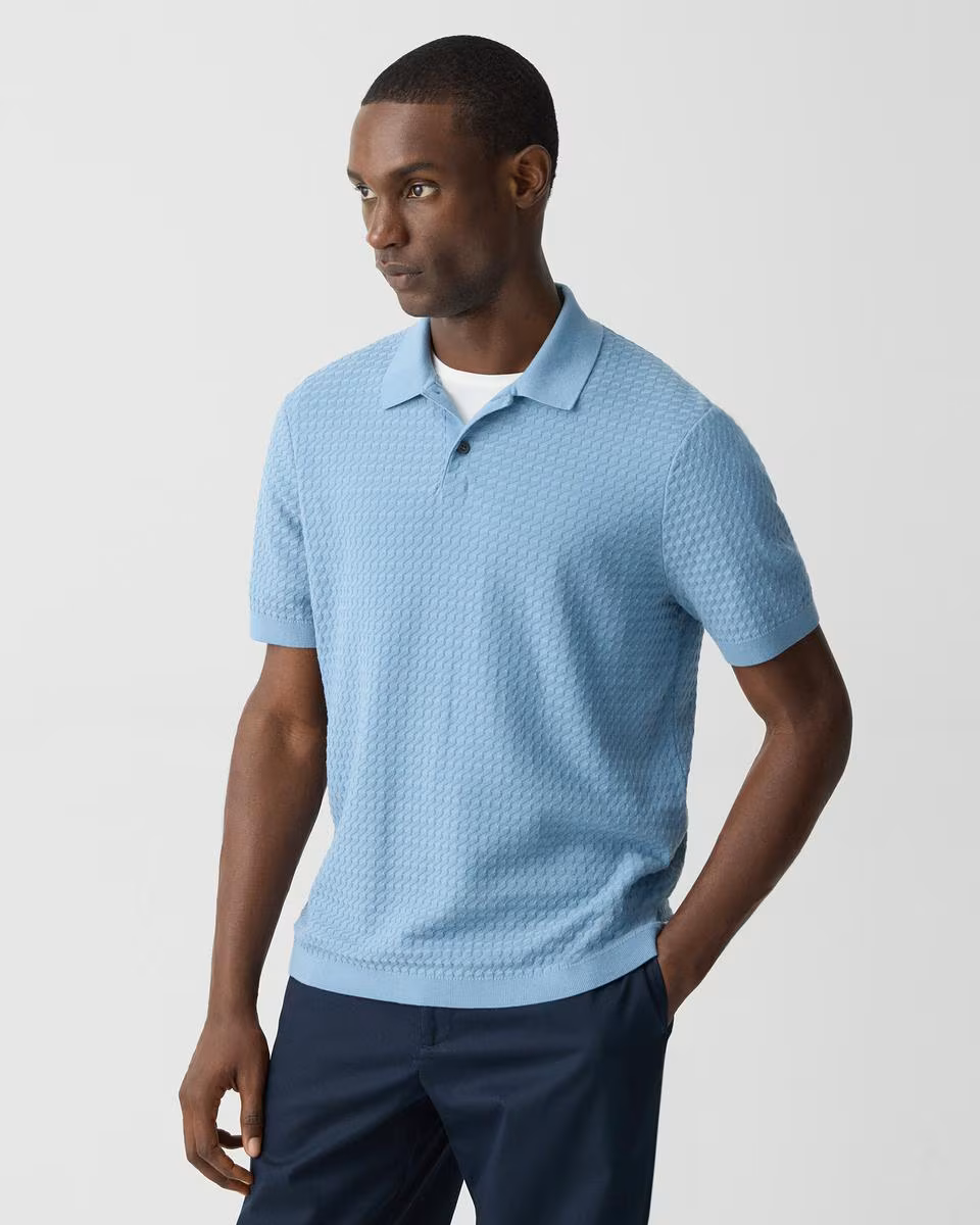 Damian Polo Shirt in Cotton - Theory Factory Store