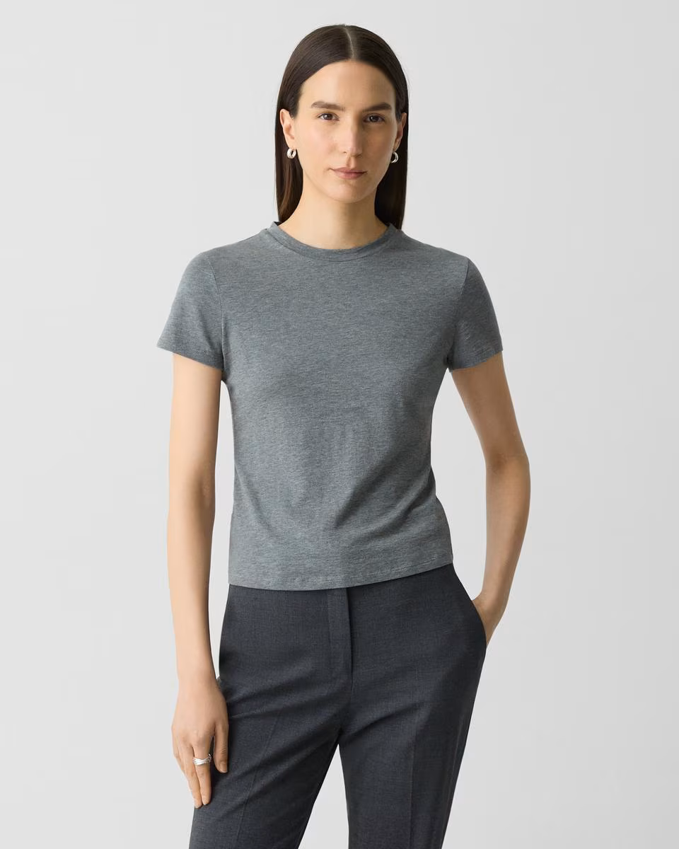 Tiny Tee in Organic Cotton - Theory Factory Store