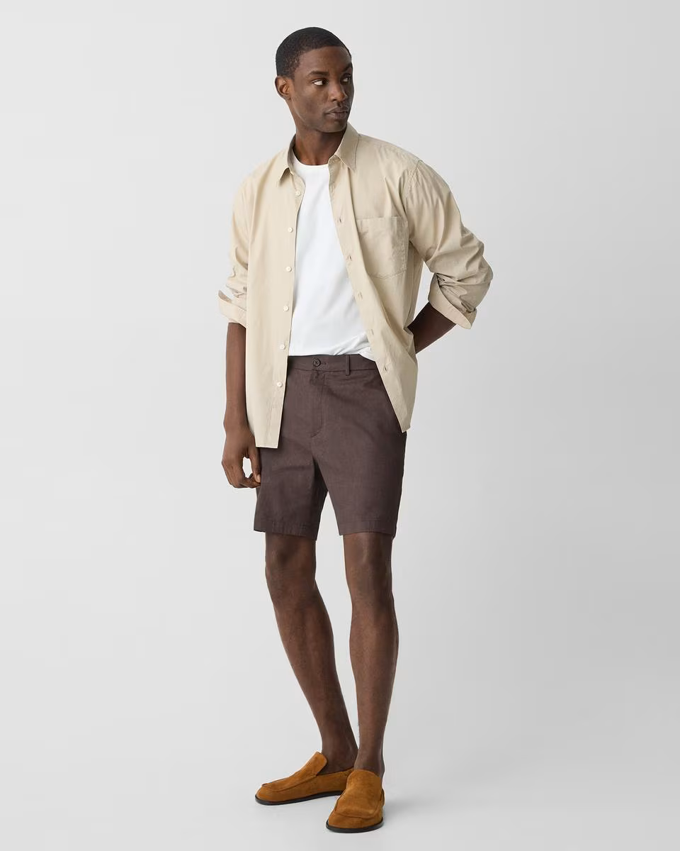 Curtis Drawstring Short in Good Linen - Theory Factory Store