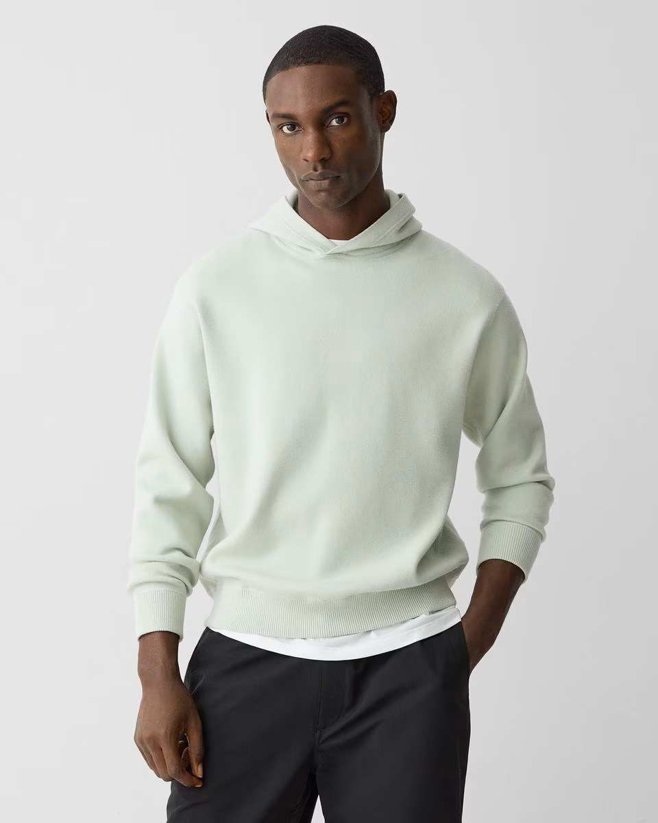 Relaxed Hoodie in Light Bilen - Theory Factory Store