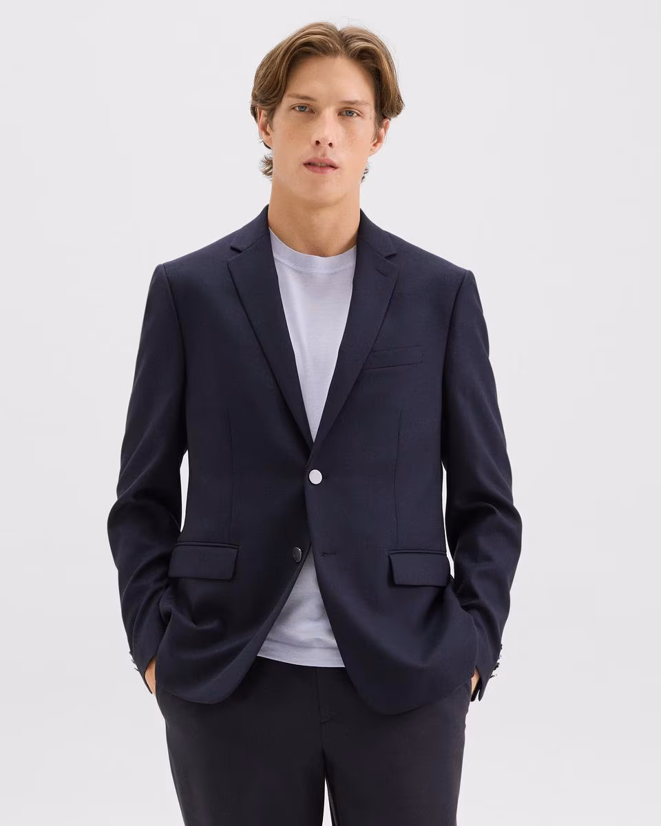 Nostrand Blazer in Stretch Flannel - Theory Factory Store