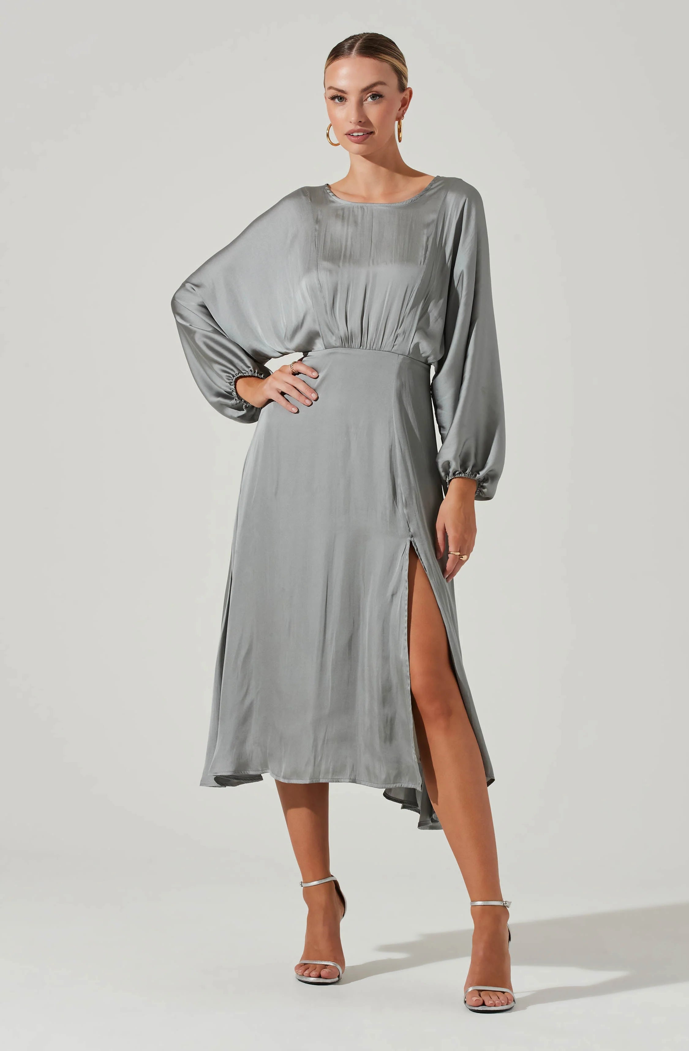 Marin Dolman Sleeve Midi Dress