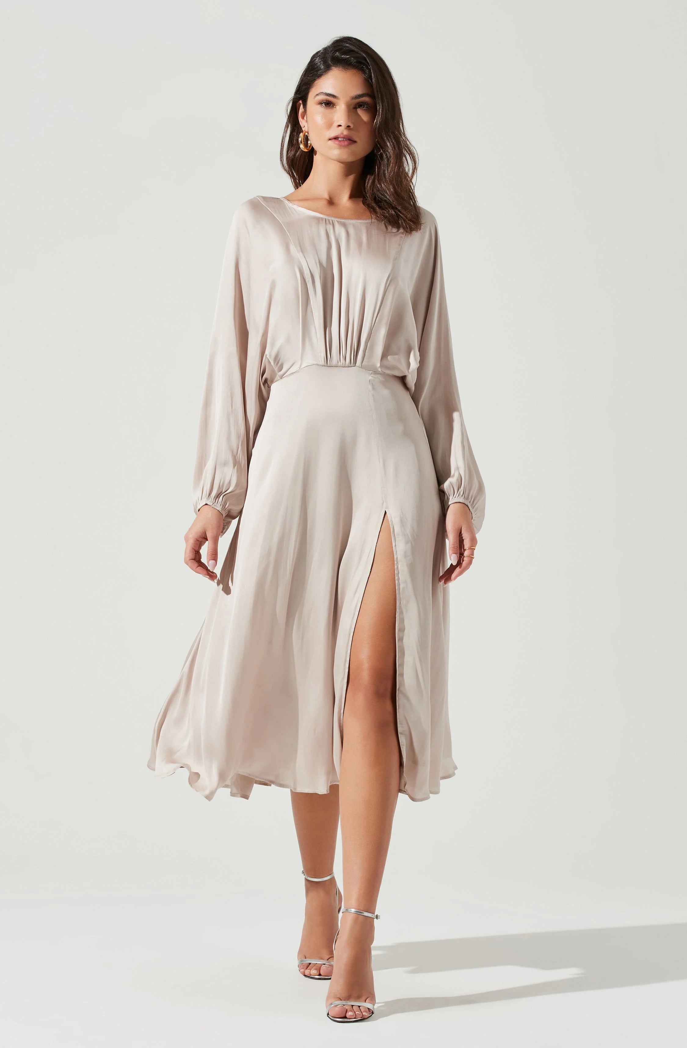 Marin Dolman Sleeve Midi Dress