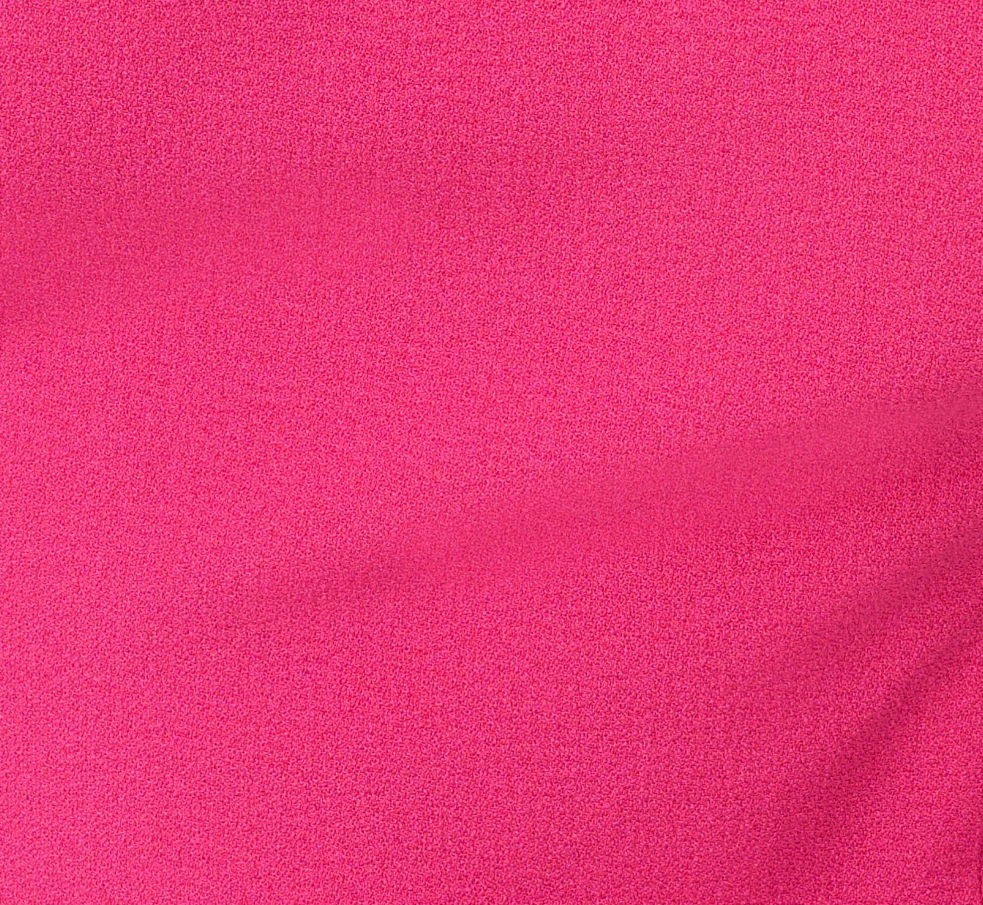 Off The Shoulder Midi Dress With Sweetheart Neckline In Brilliant Fuchsia