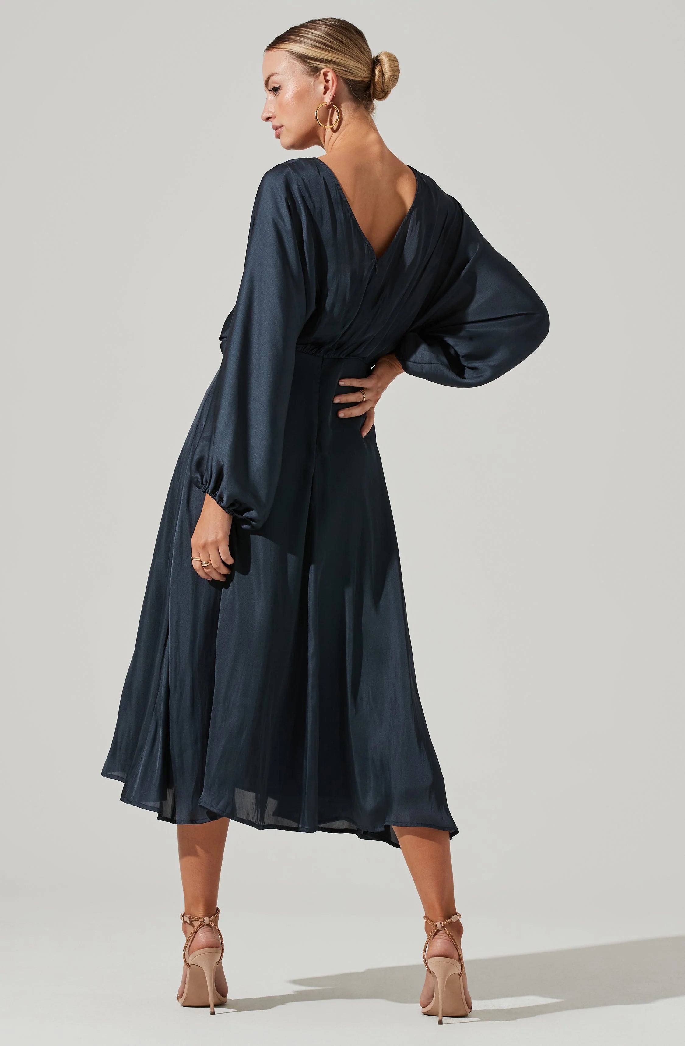 Marin Dolman Sleeve Midi Dress