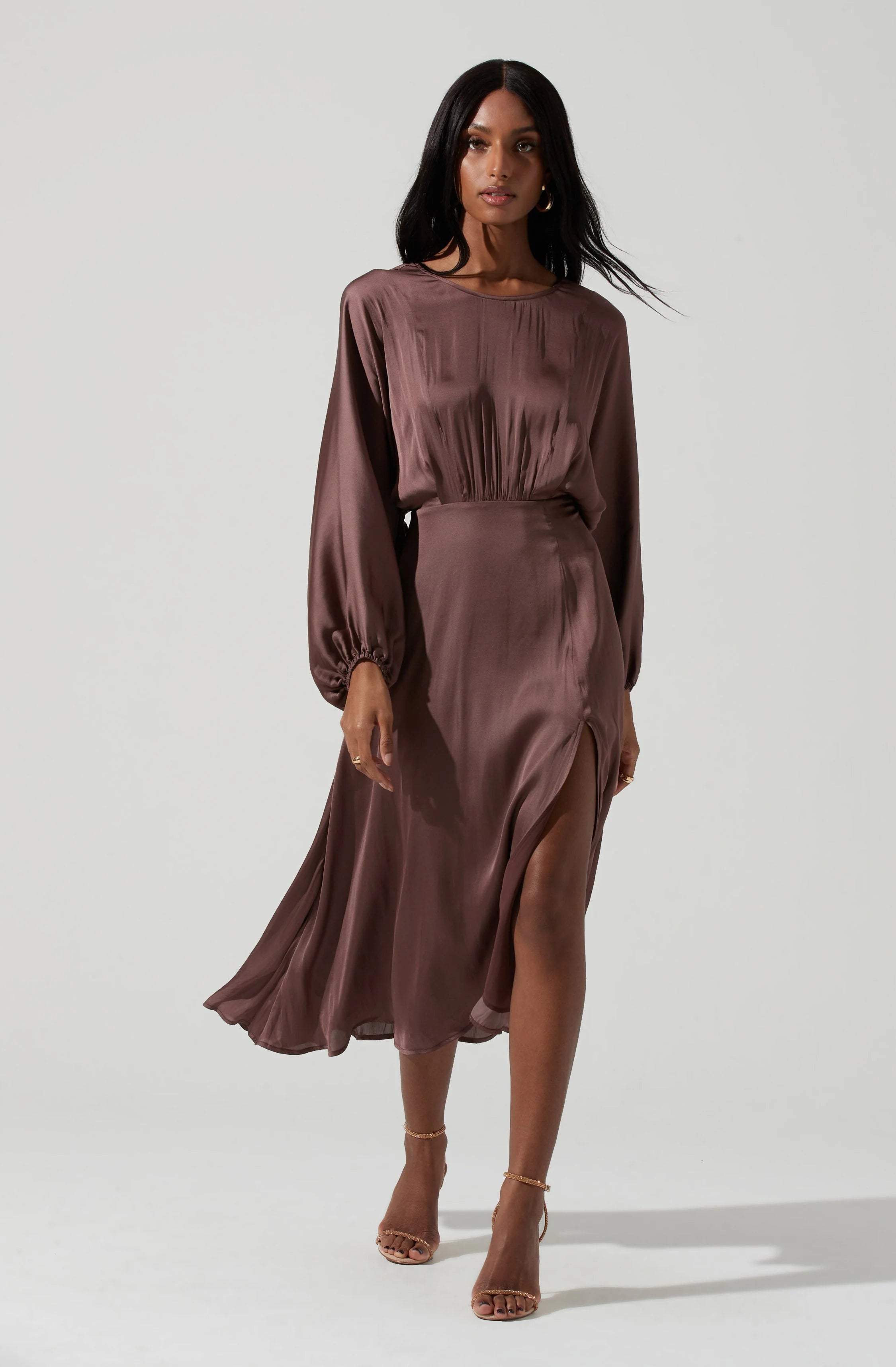 Marin Dolman Sleeve Midi Dress
