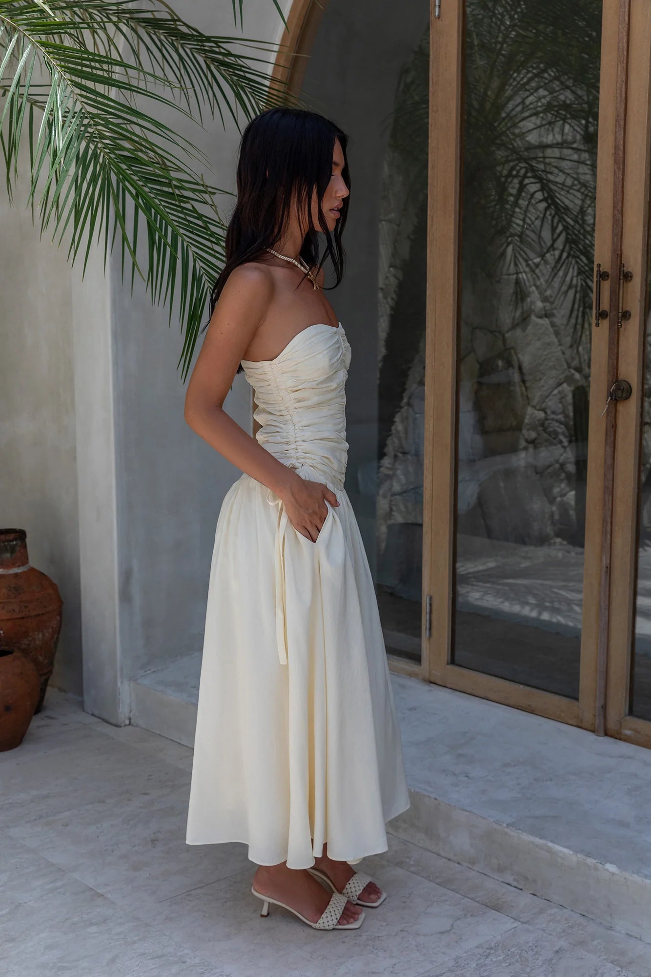 Zori Maxi Dress Cream