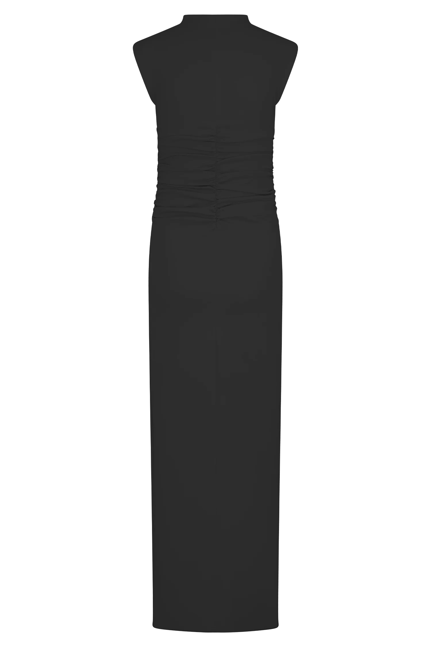 Elliot High Neck Sleeveless Maxi Dress - Black
