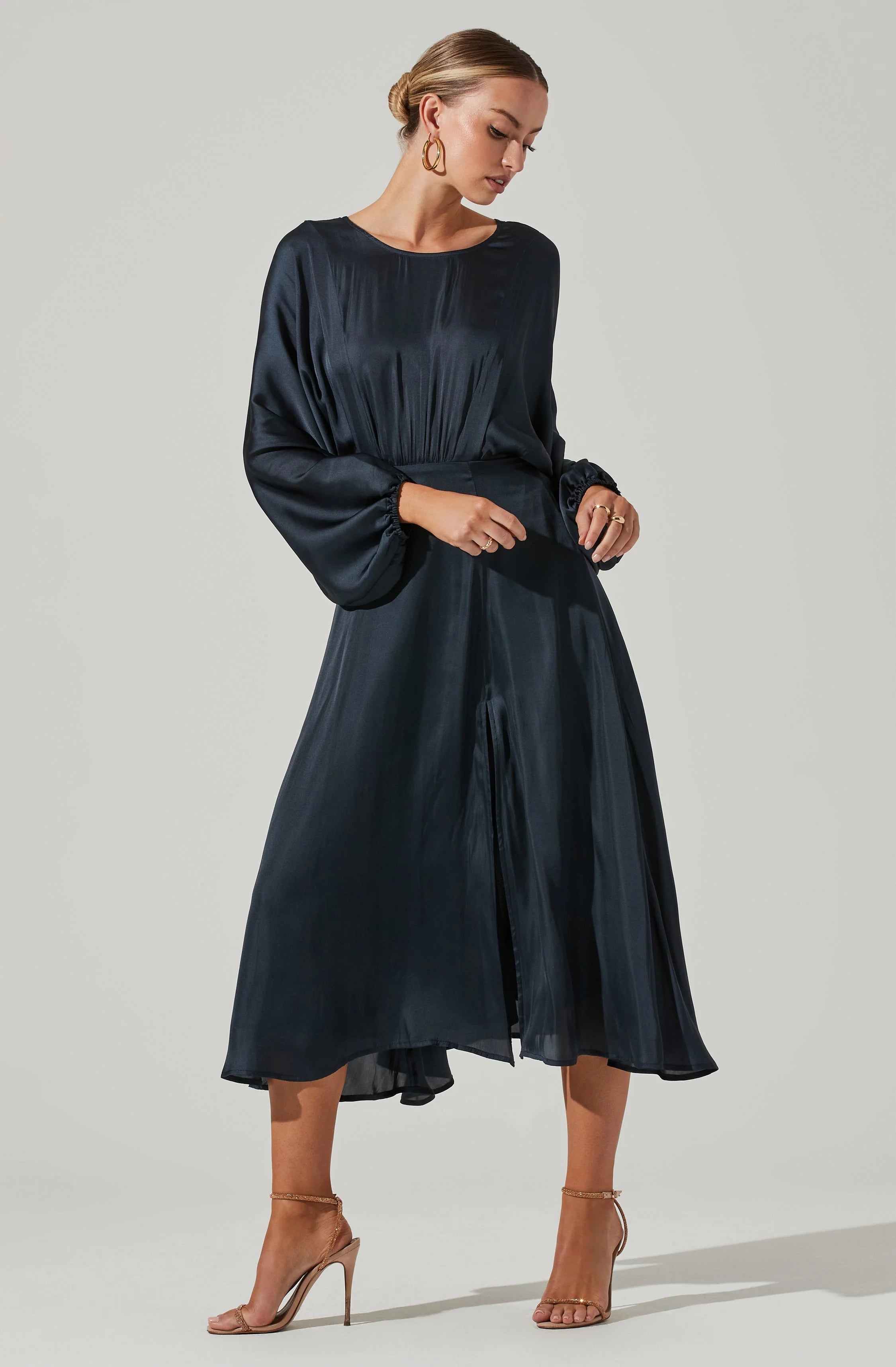 Marin Dolman Sleeve Midi Dress