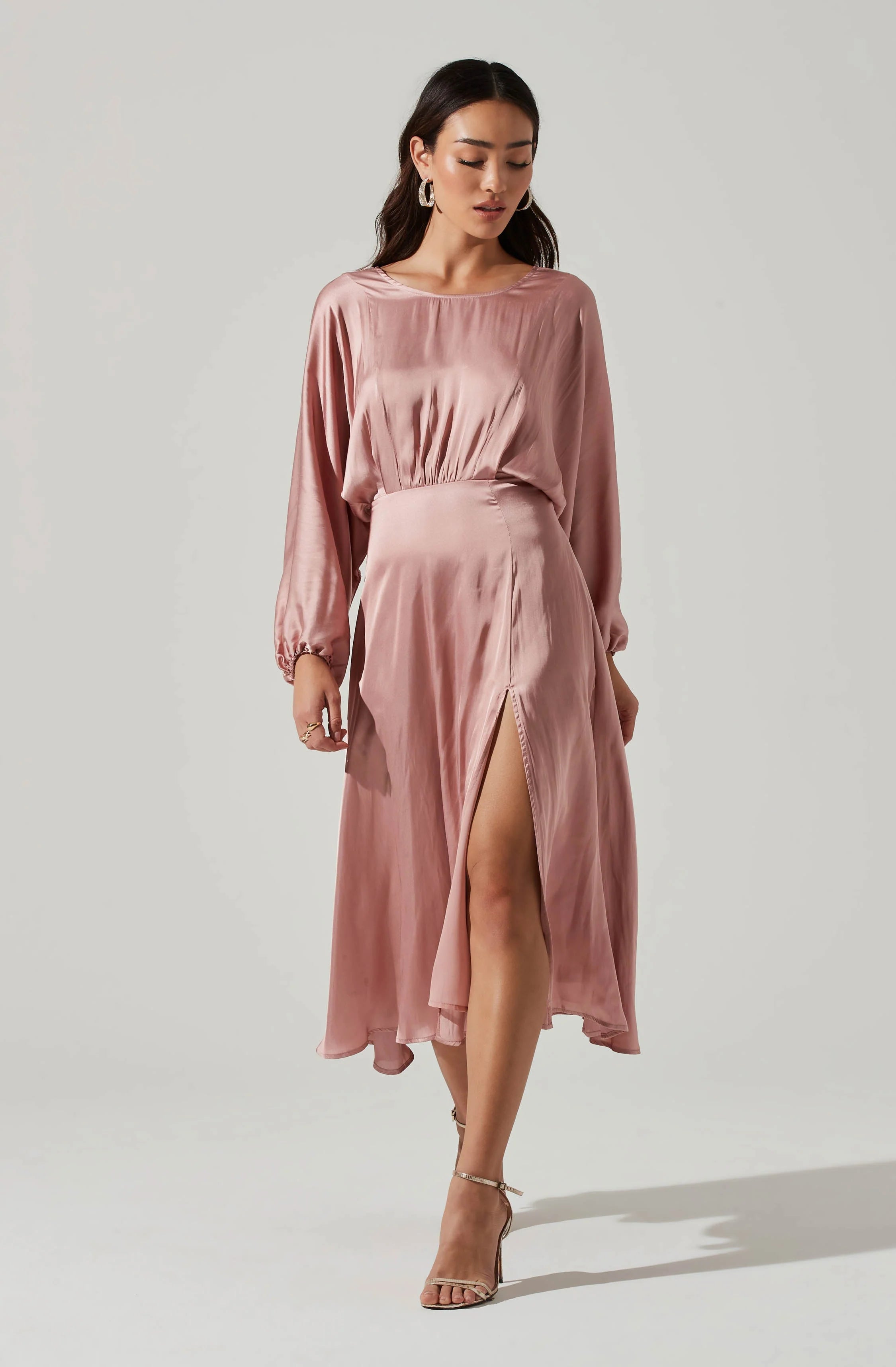 Marin Dolman Sleeve Midi Dress