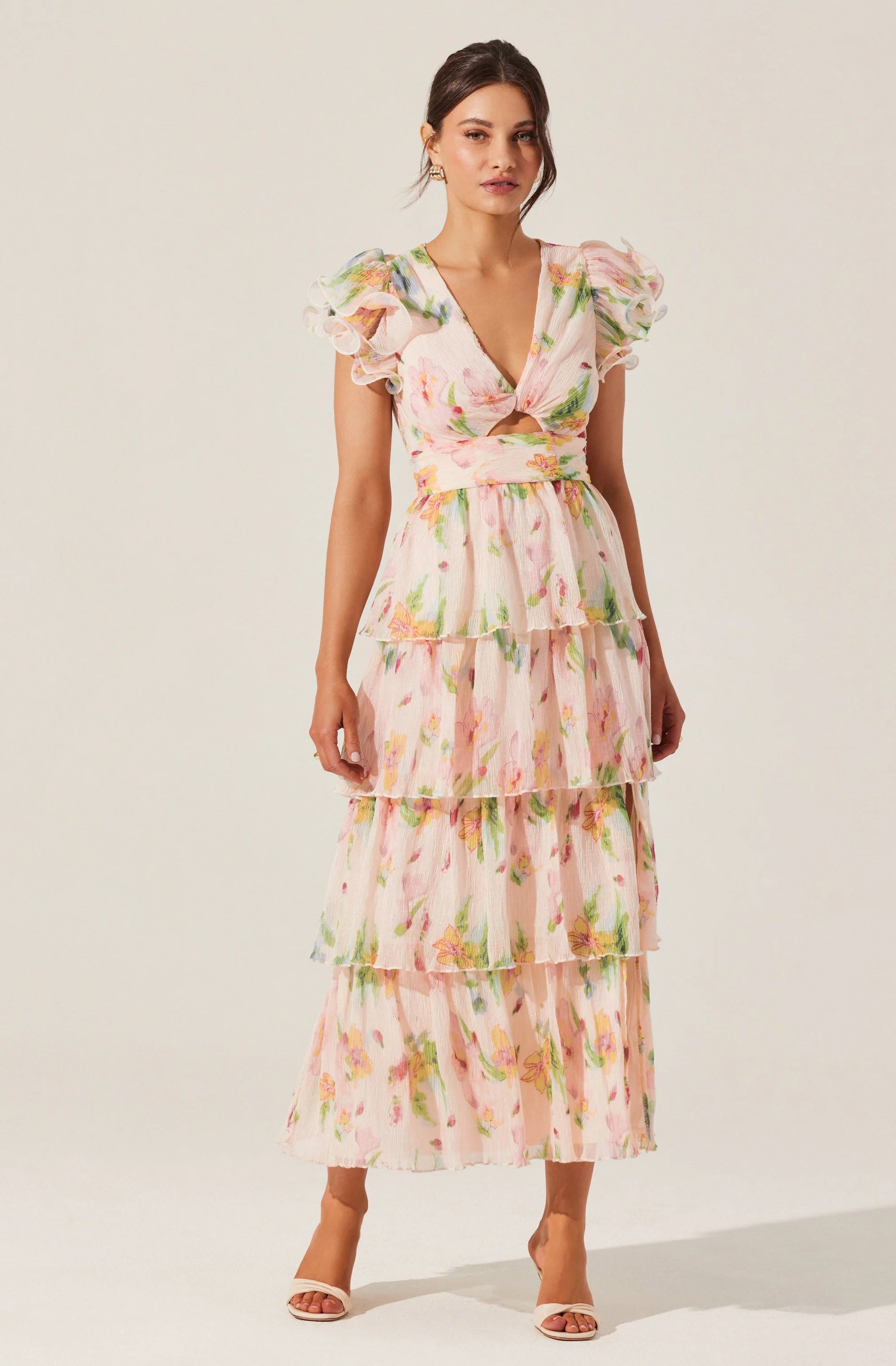 Emporia Floral Tiered Maxi Dress