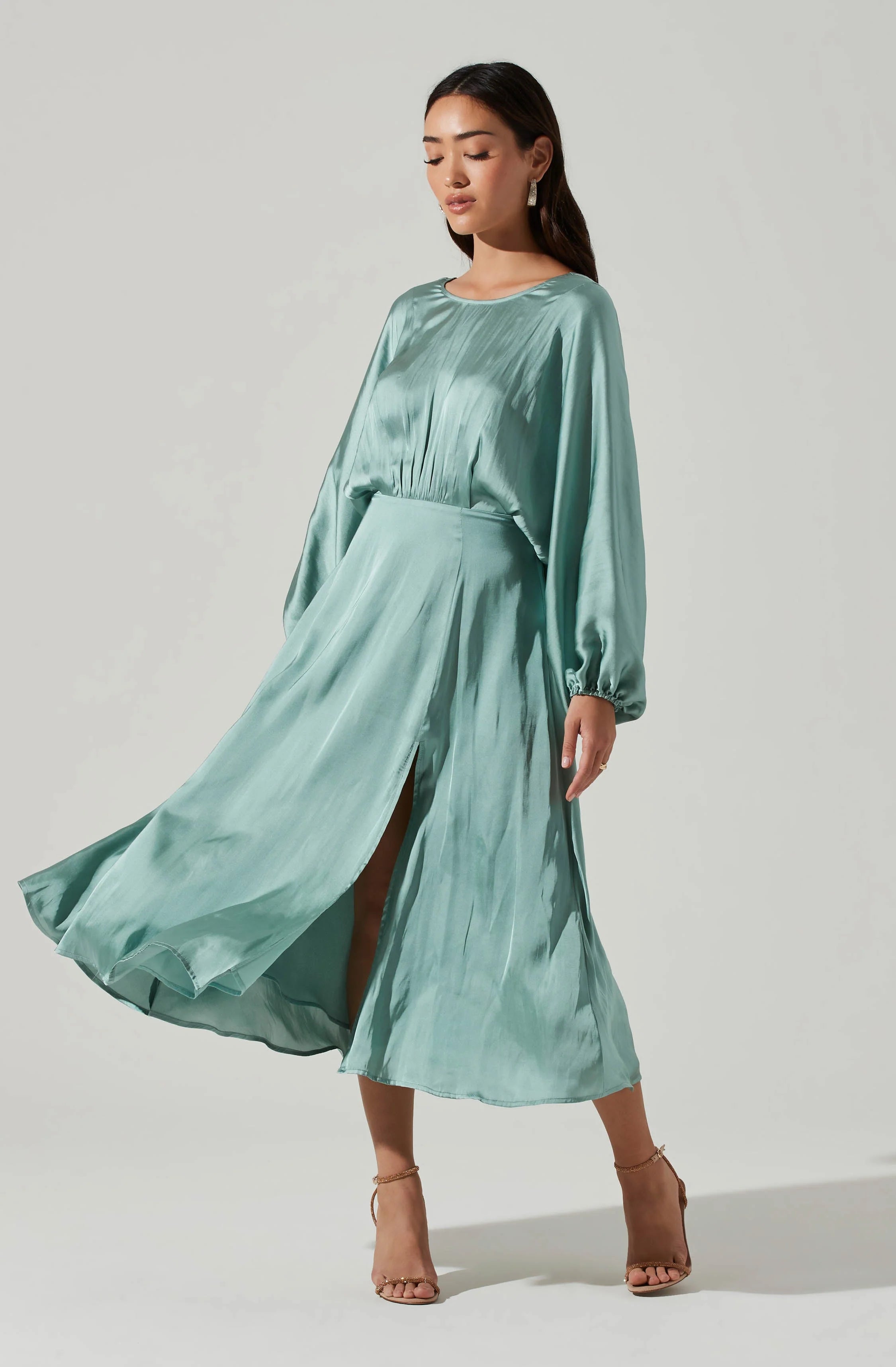 Marin Dolman Sleeve Midi Dress