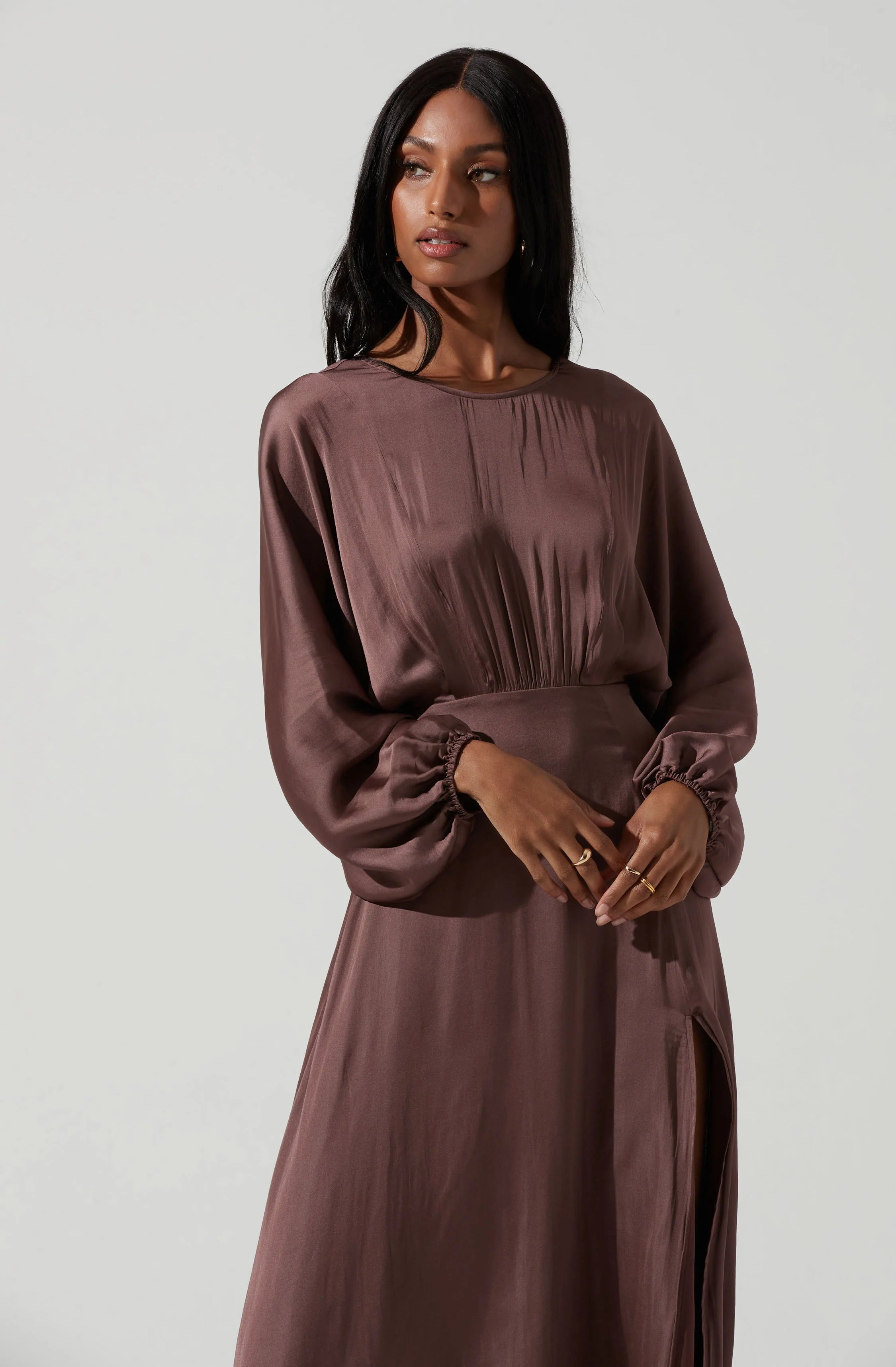 Marin Dolman Sleeve Midi Dress