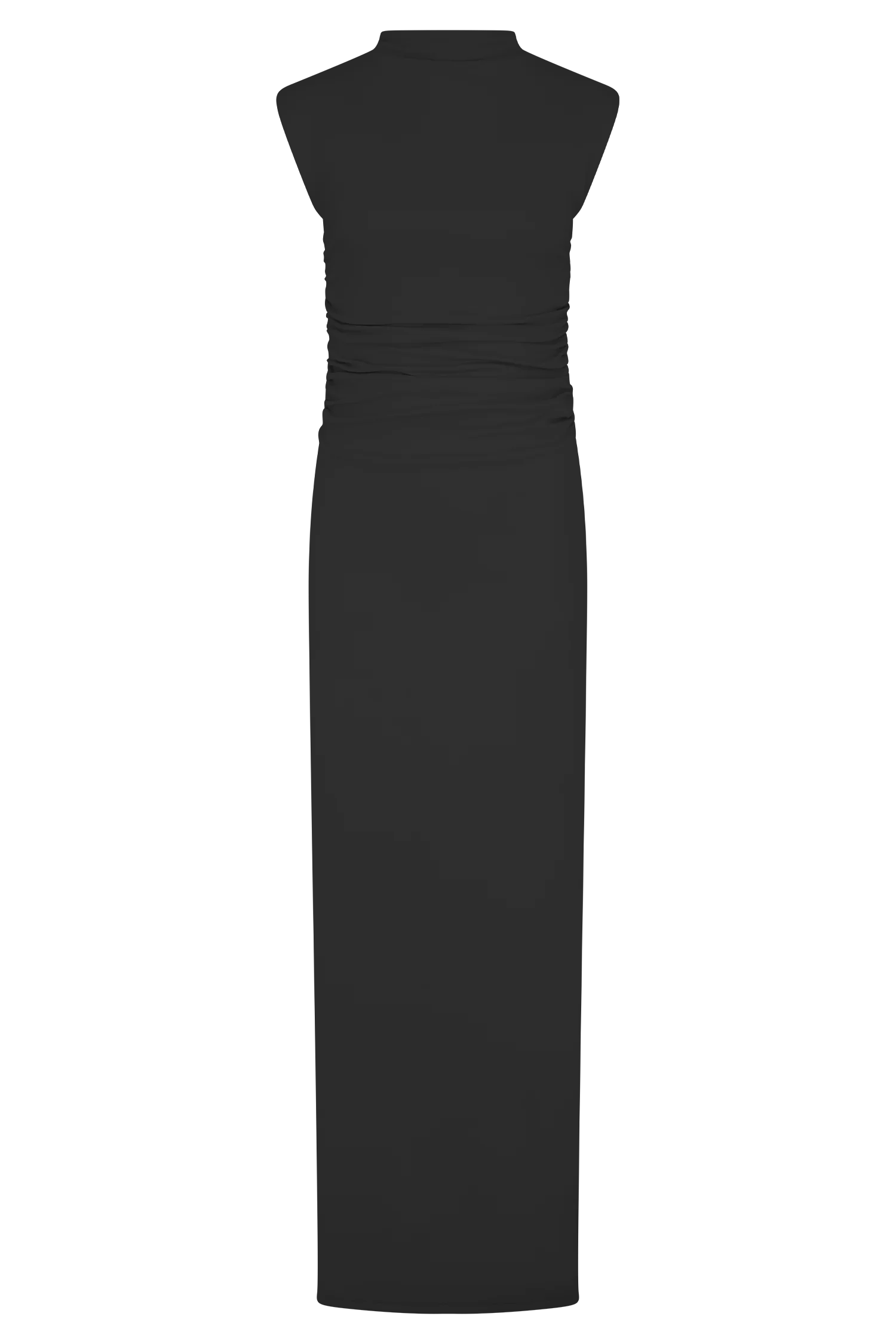 Elliot High Neck Sleeveless Maxi Dress - Black