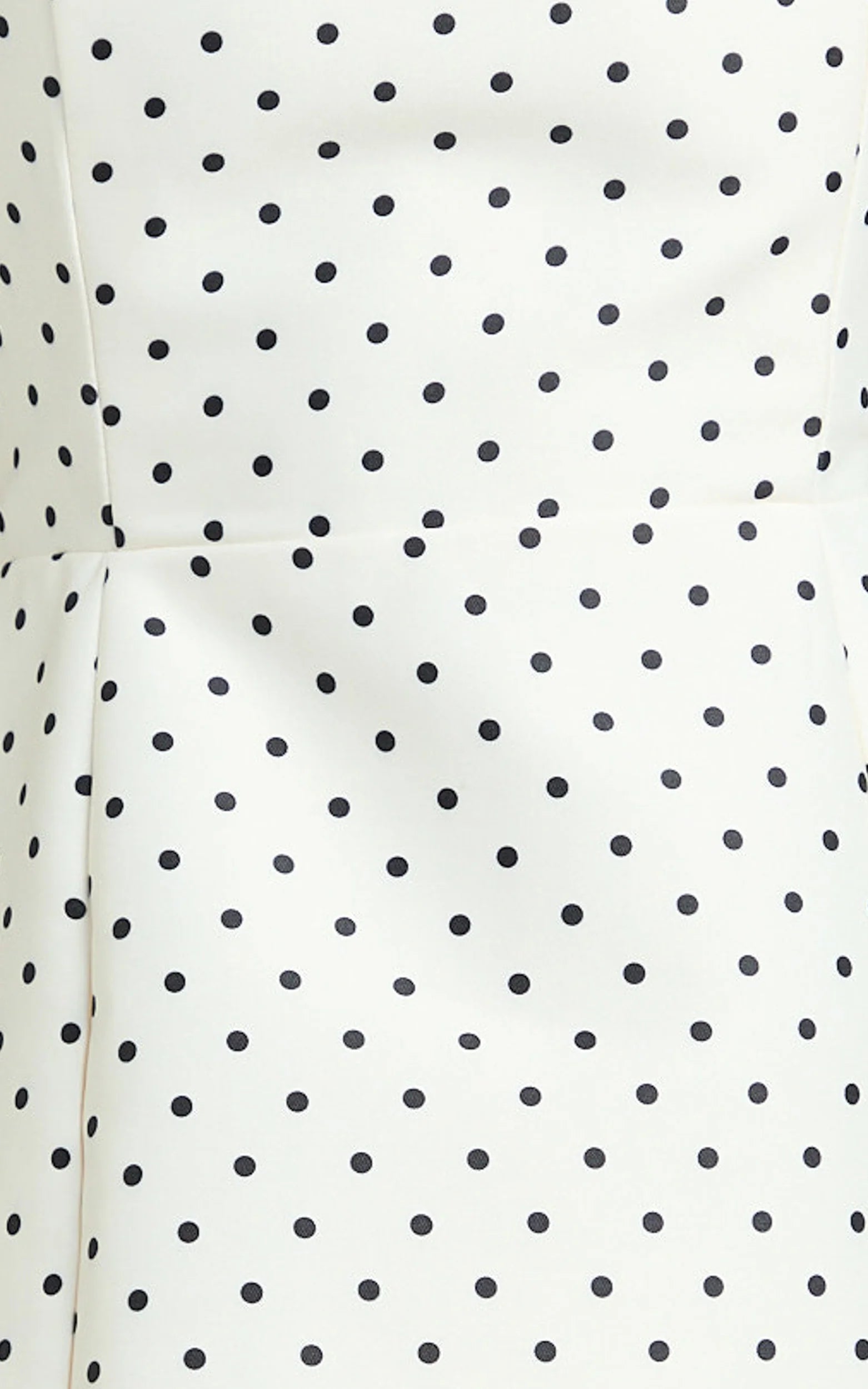Dante Mini Dress Halter Neck Tie Tulip Skirt Dress in White Polkadot