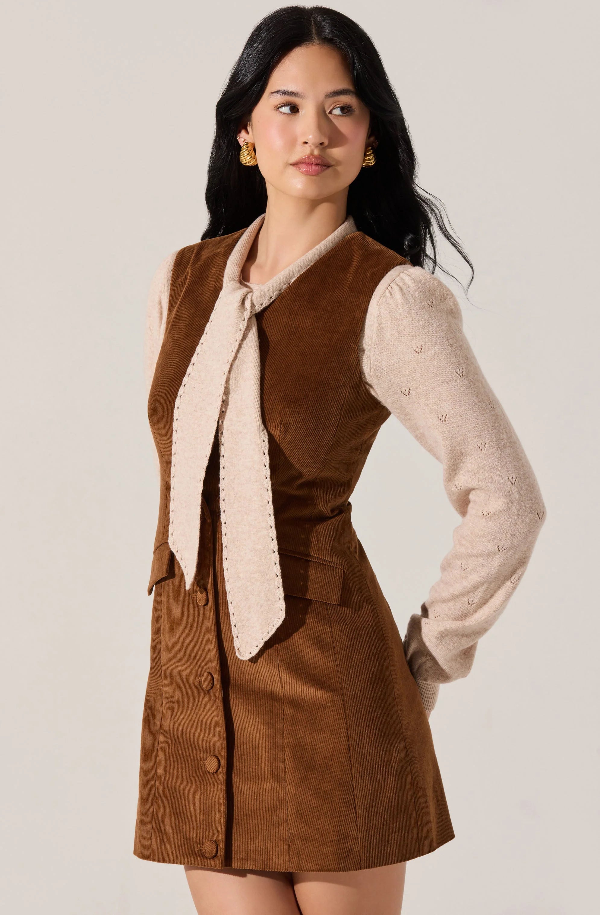 Gisselle Corduroy Mini Dress