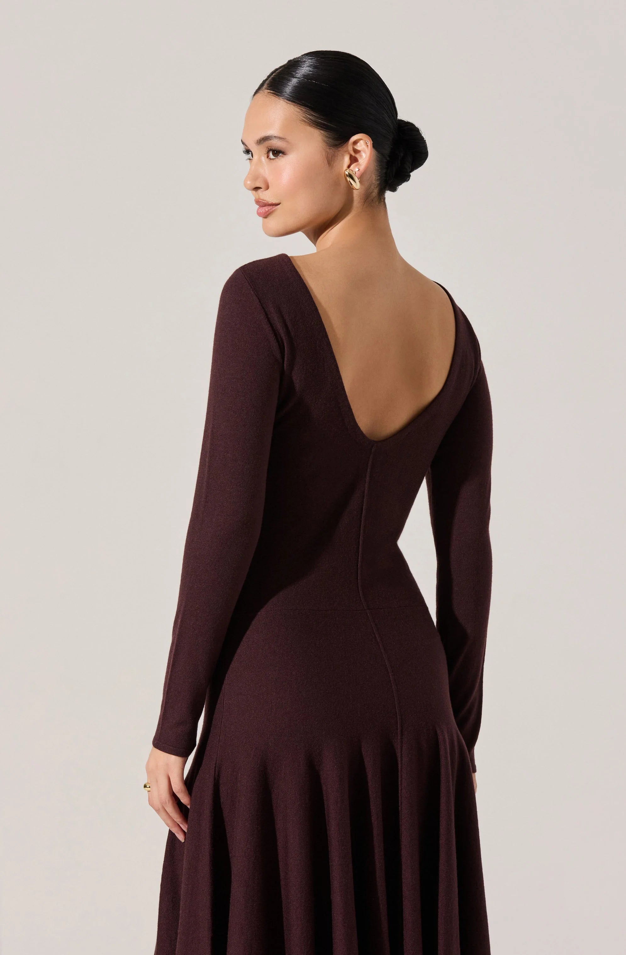 Doreyda Scoop Back Sweater Dress