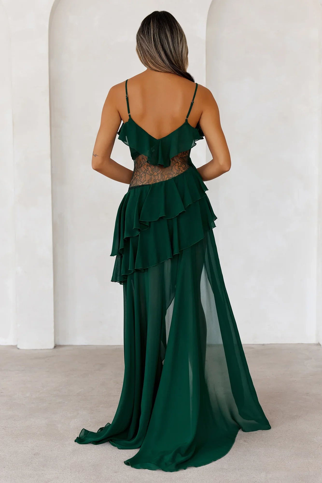 Dream Night Maxi Dress Green
