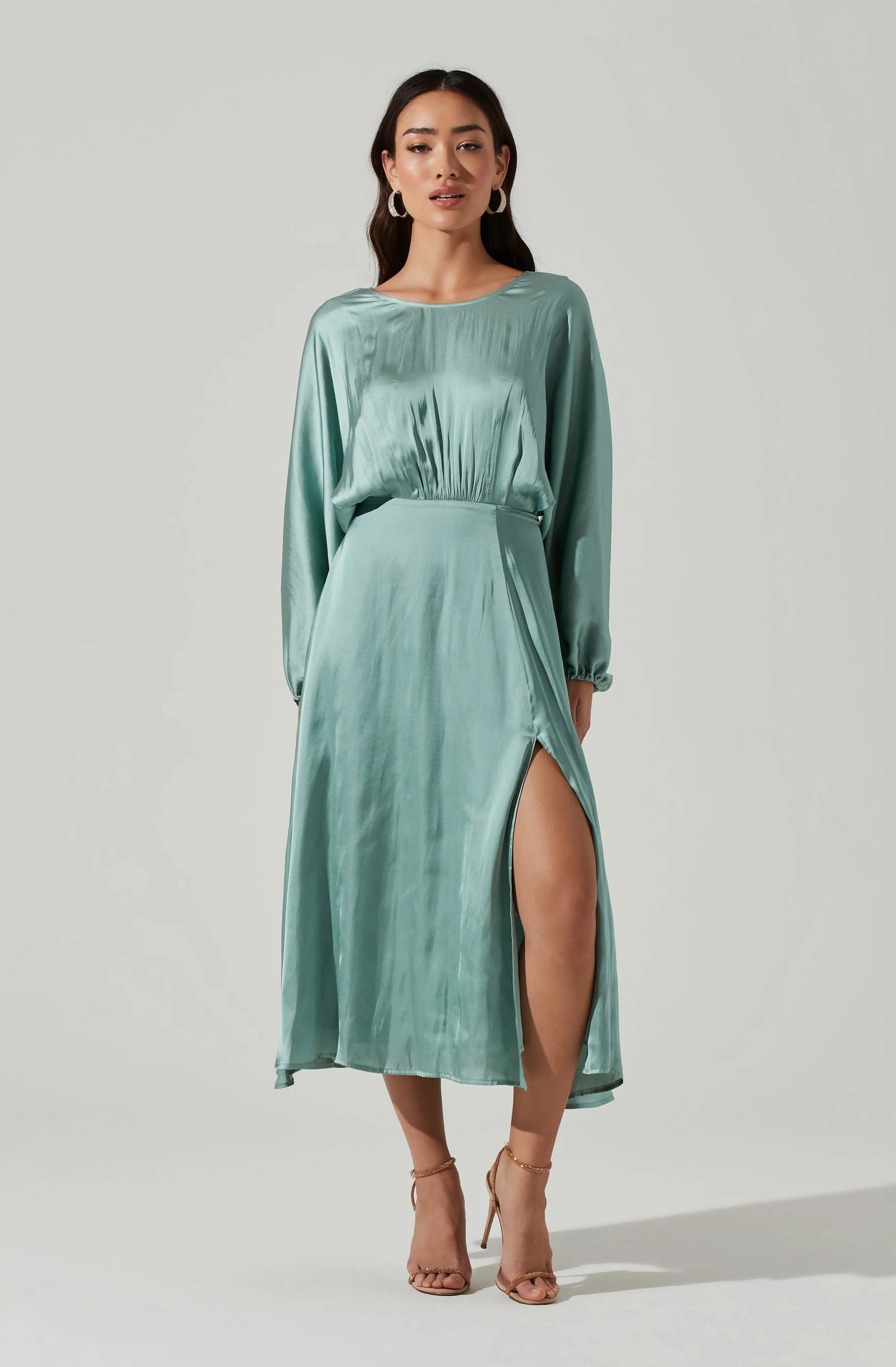Marin Dolman Sleeve Midi Dress