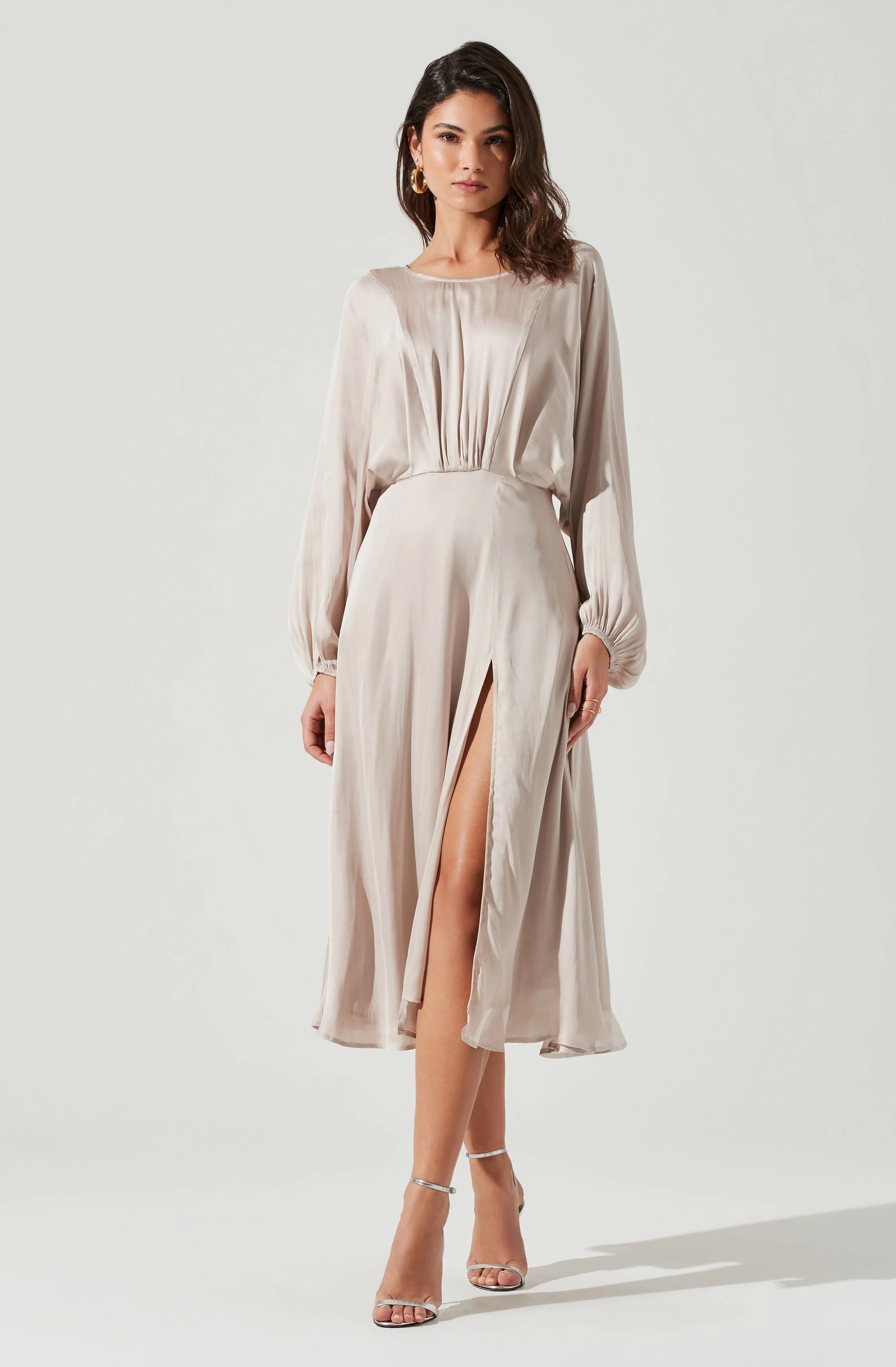 Marin Dolman Sleeve Midi Dress
