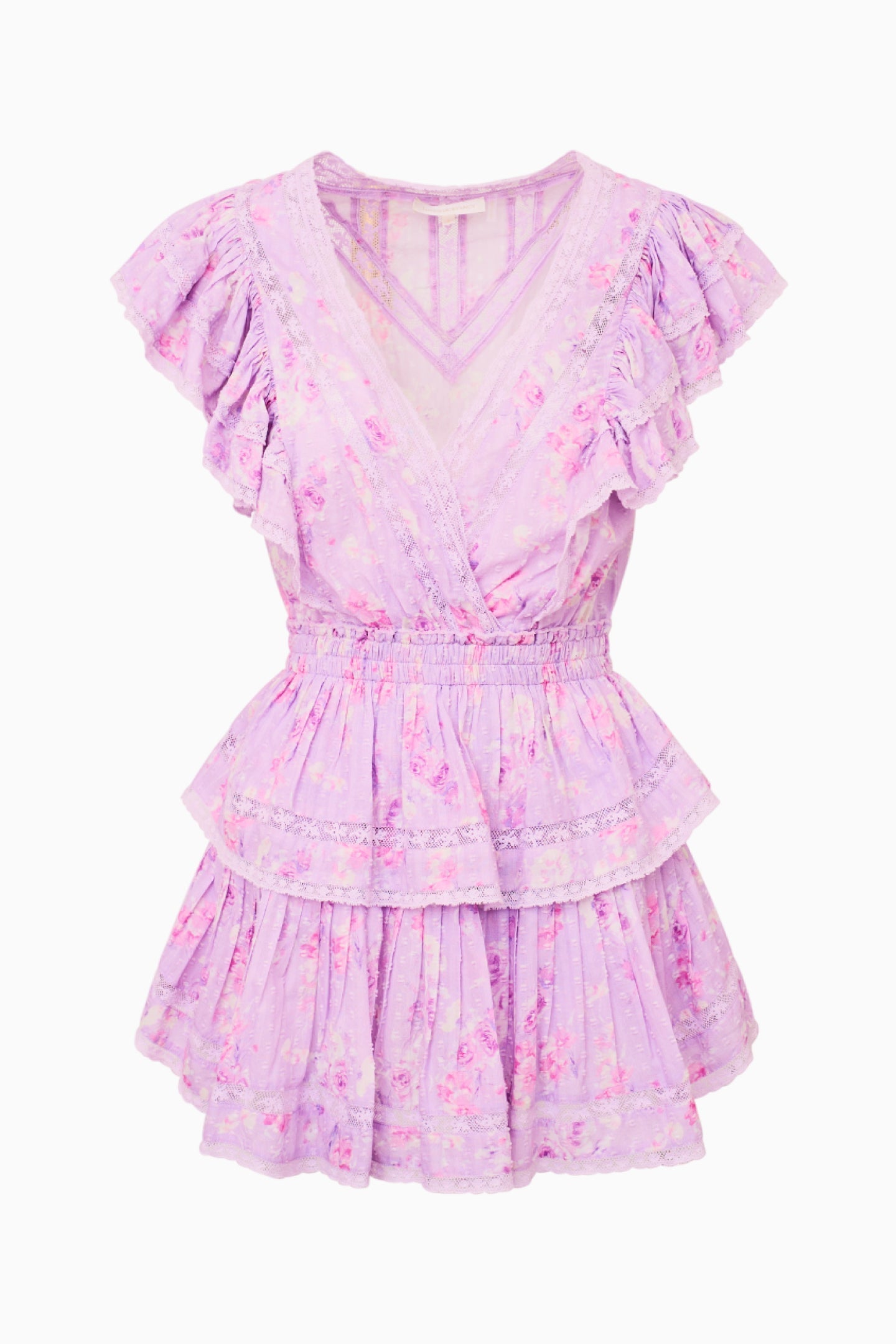 Gwen Fragrance Print Cotton Mini Dress