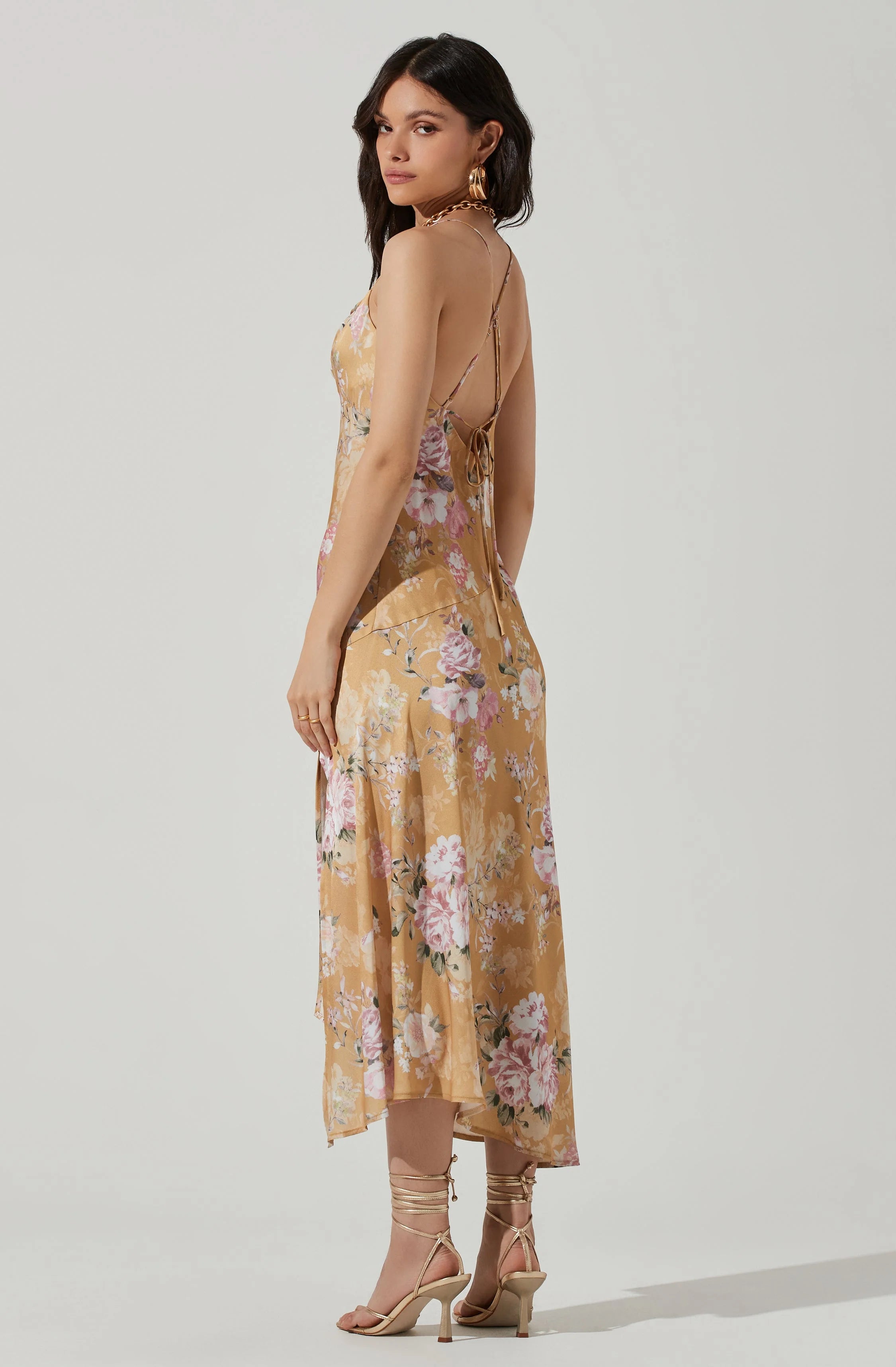 Gaia Floral Midi Dress