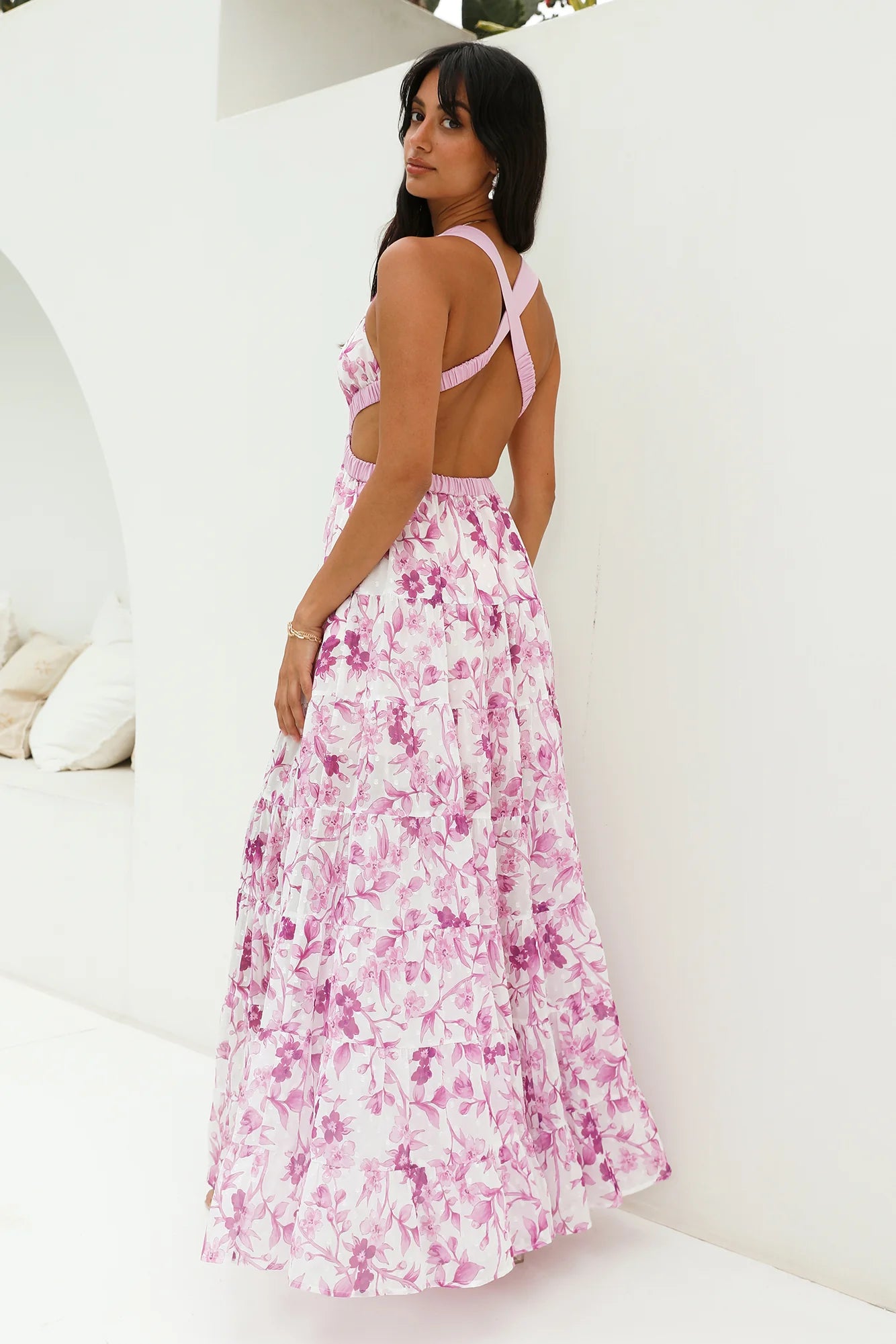 Fashion Forward Maxi Dress Purple