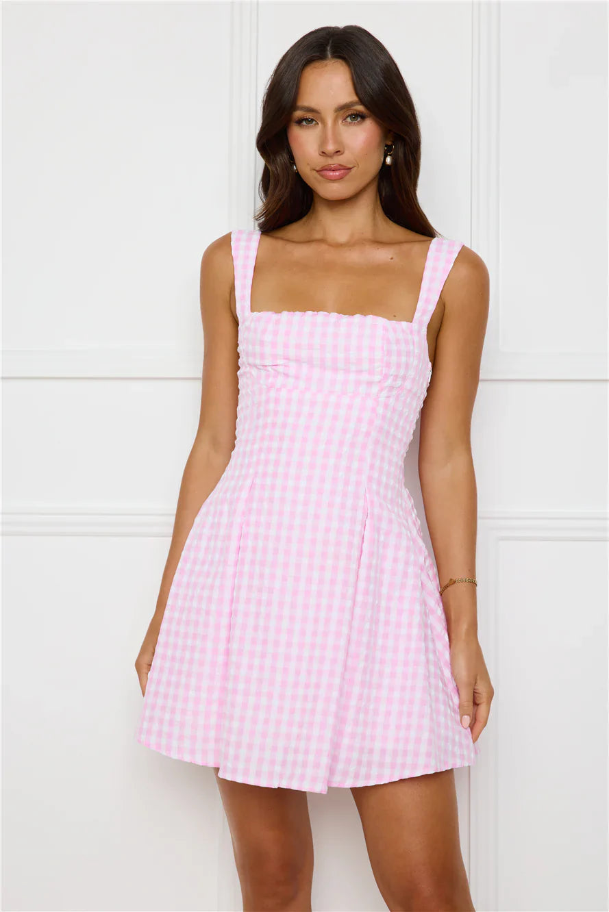 Grape Escape Mini Dress Pink